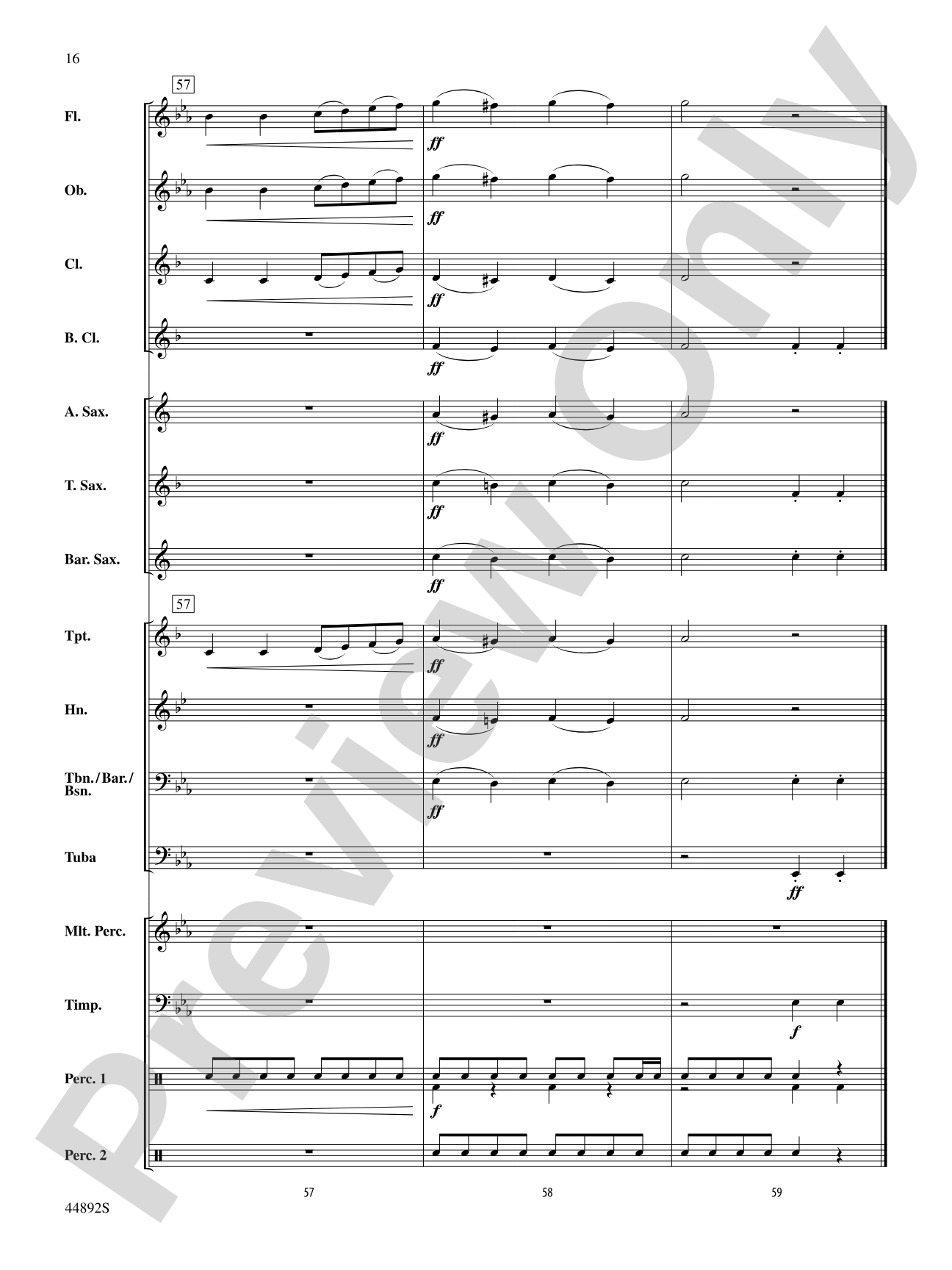 Zephyr: Concert Band Conductor Score & Parts