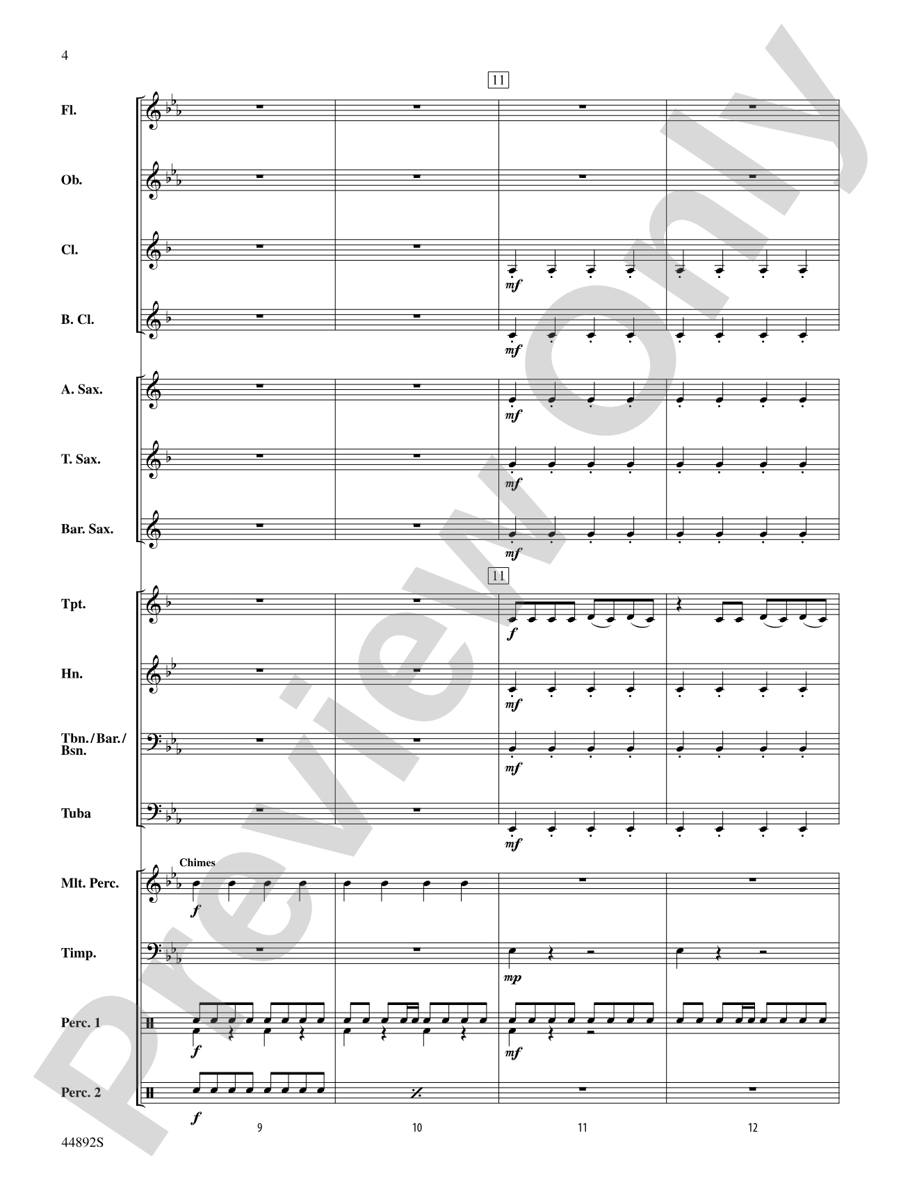 Zephyr: Concert Band Conductor Score & Parts