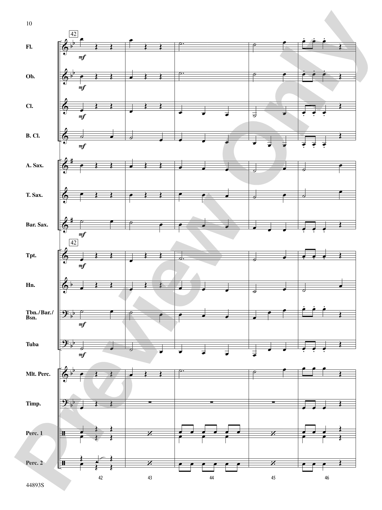 From the Yorkshire Coast: Concert Band Conductor Score & Parts