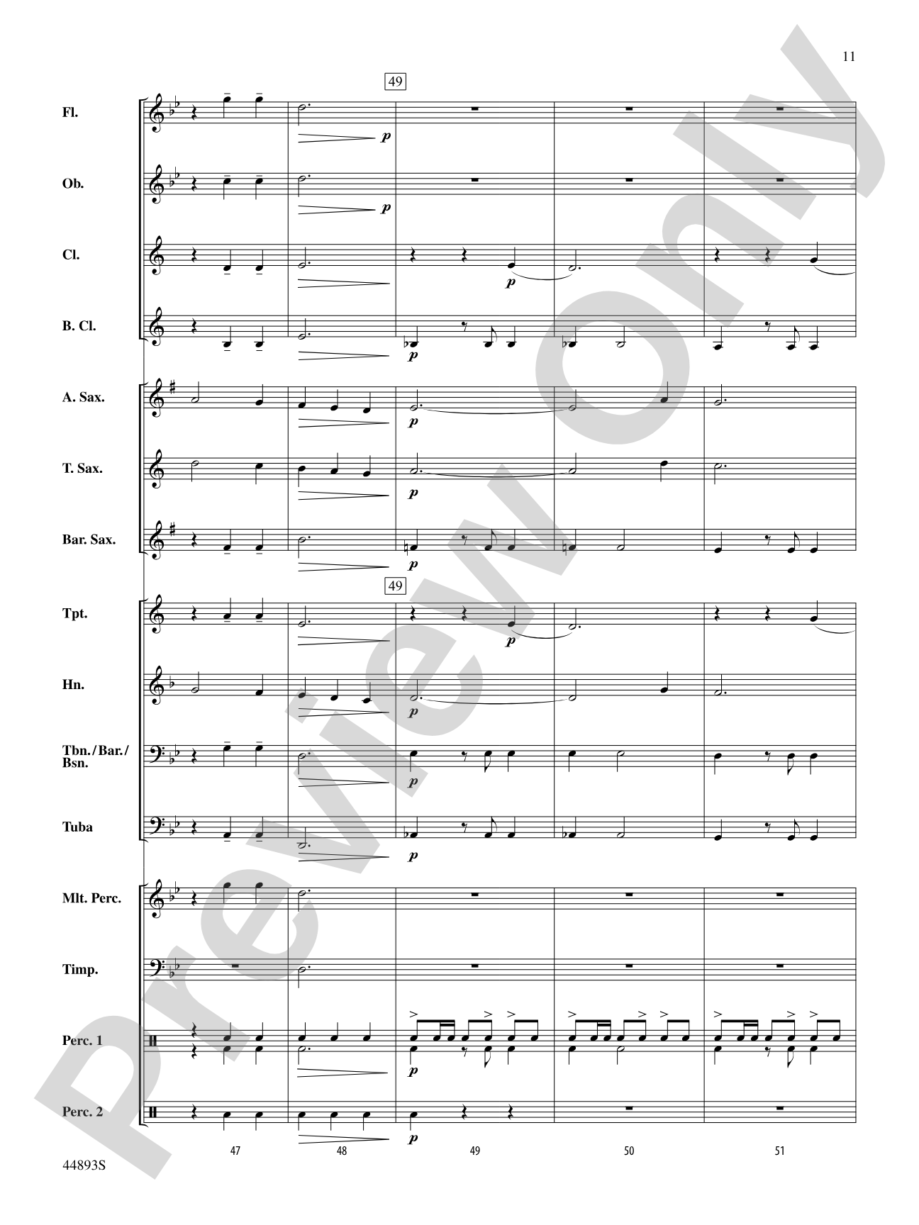 From the Yorkshire Coast: Concert Band Conductor Score & Parts