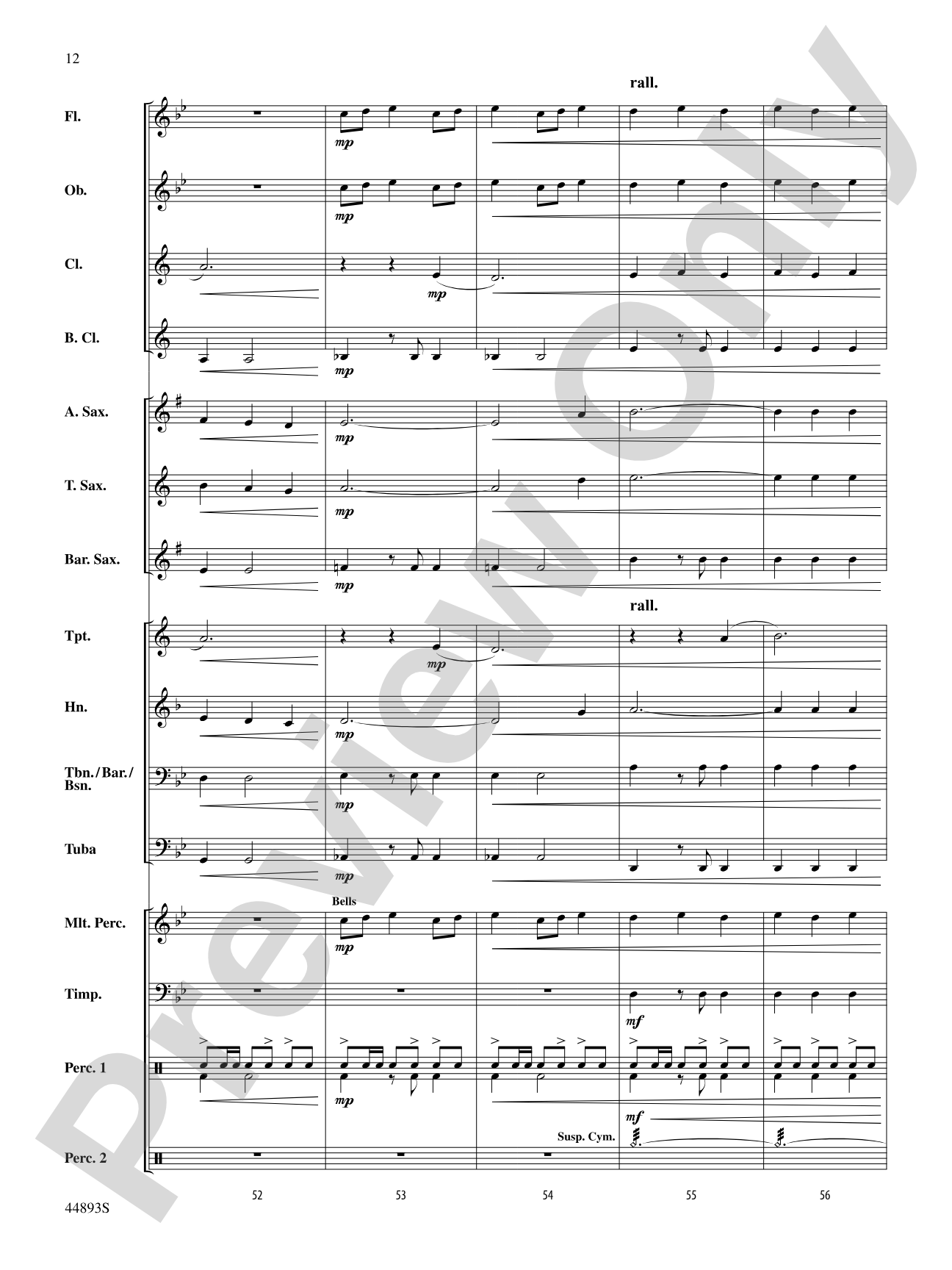 From the Yorkshire Coast: Concert Band Conductor Score & Parts