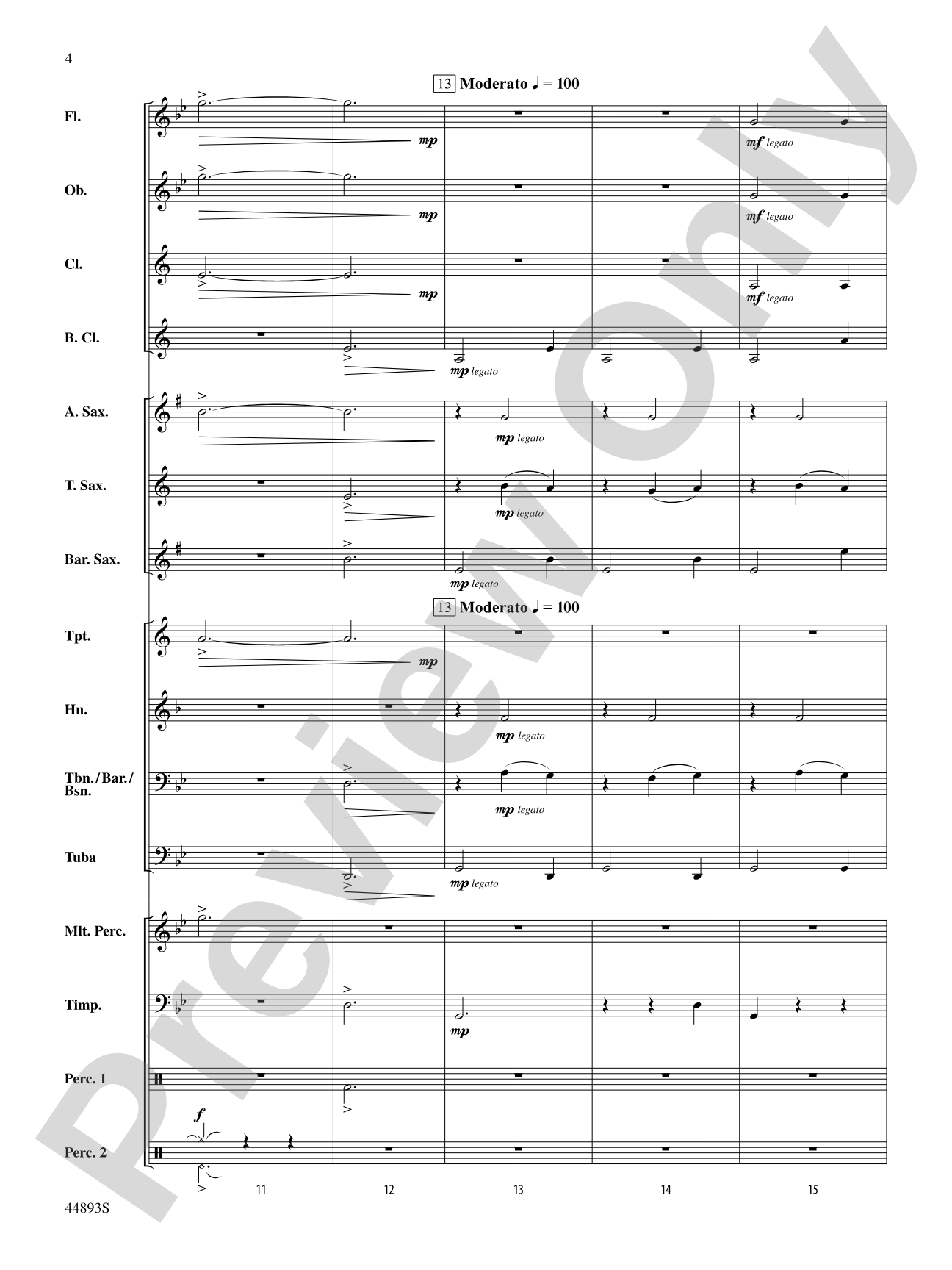 From the Yorkshire Coast: Concert Band Conductor Score & Parts