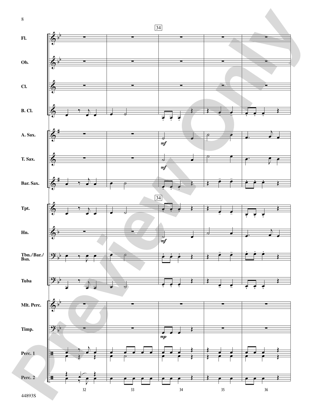 From the Yorkshire Coast: Concert Band Conductor Score & Parts