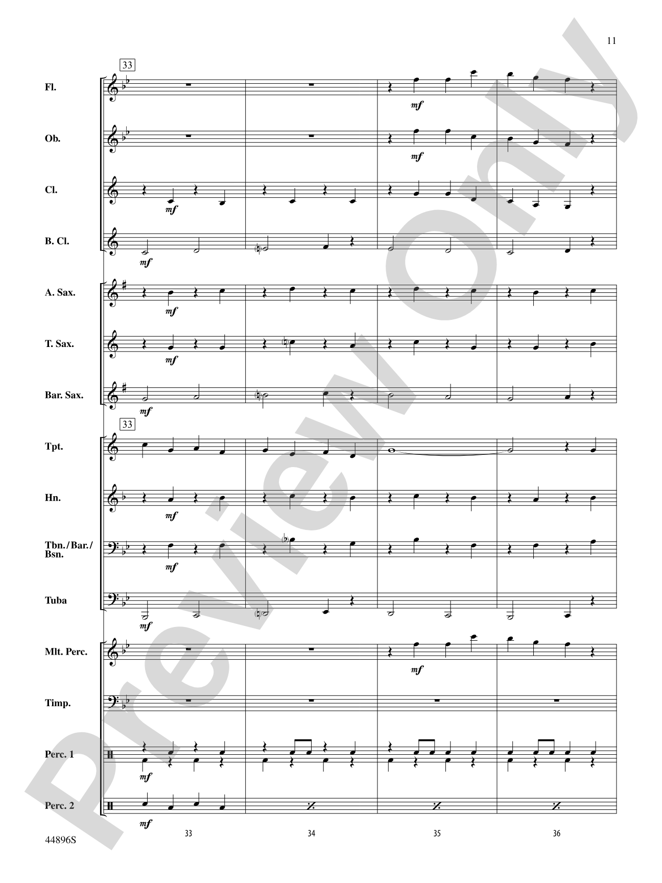 Promenade: Concert Band Conductor Score & Parts