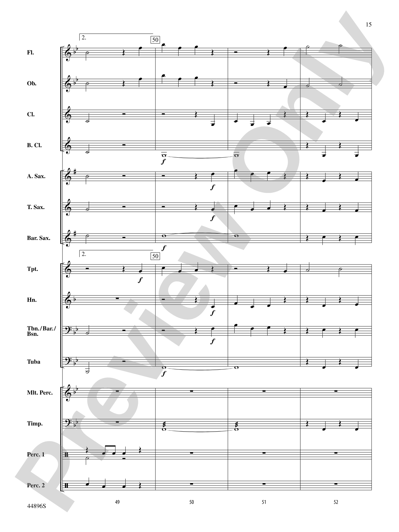 Promenade: Concert Band Conductor Score & Parts