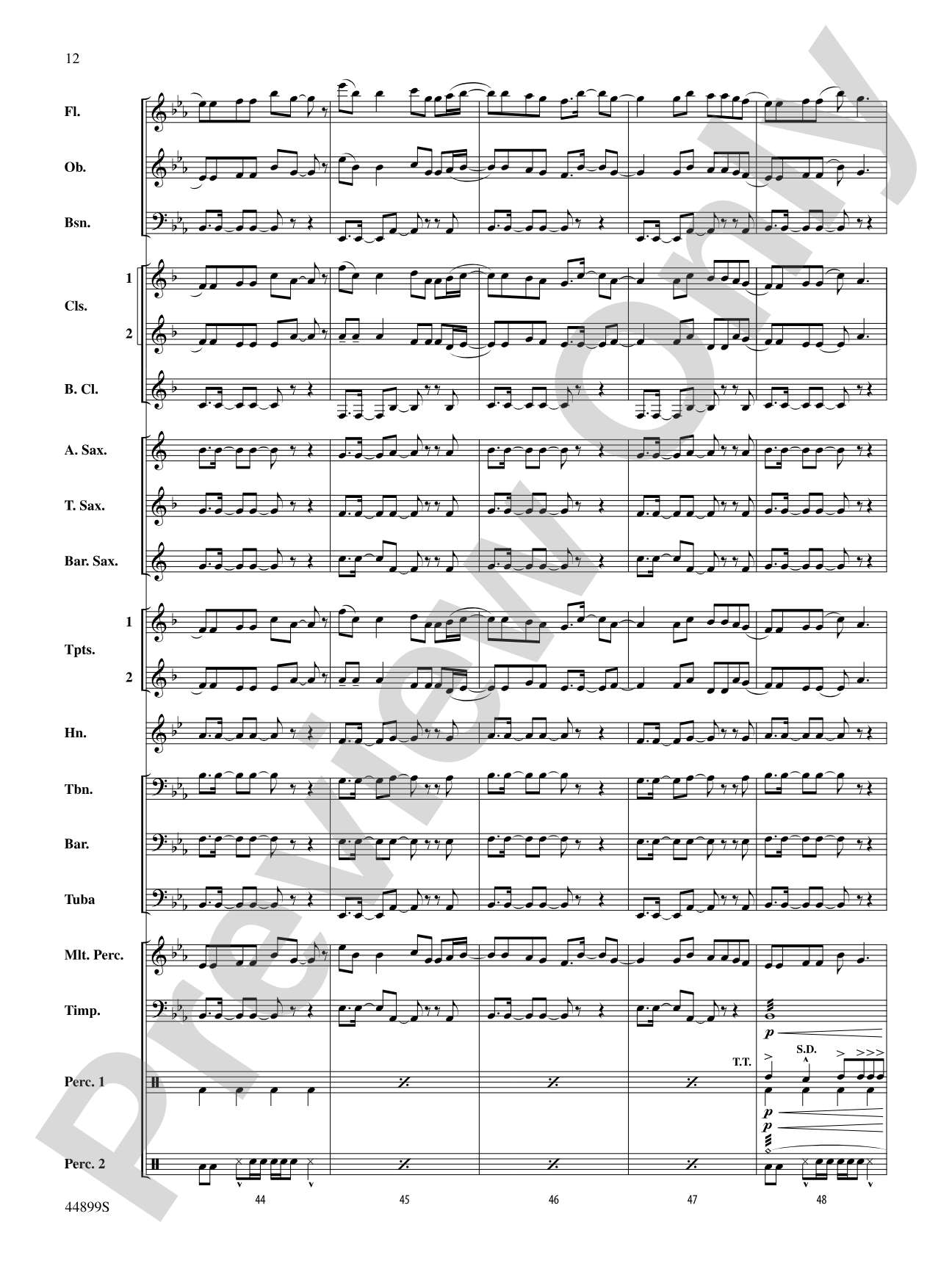 Cheerleader: Concert Band Conductor Score & Parts