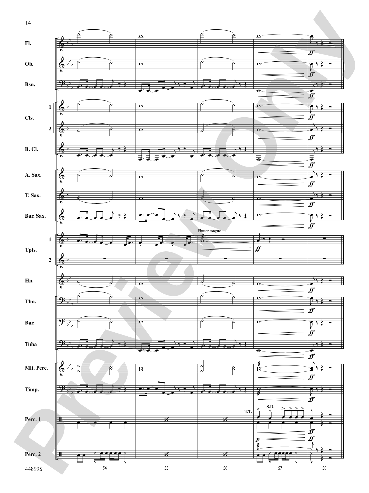 Cheerleader: Concert Band Conductor Score & Parts