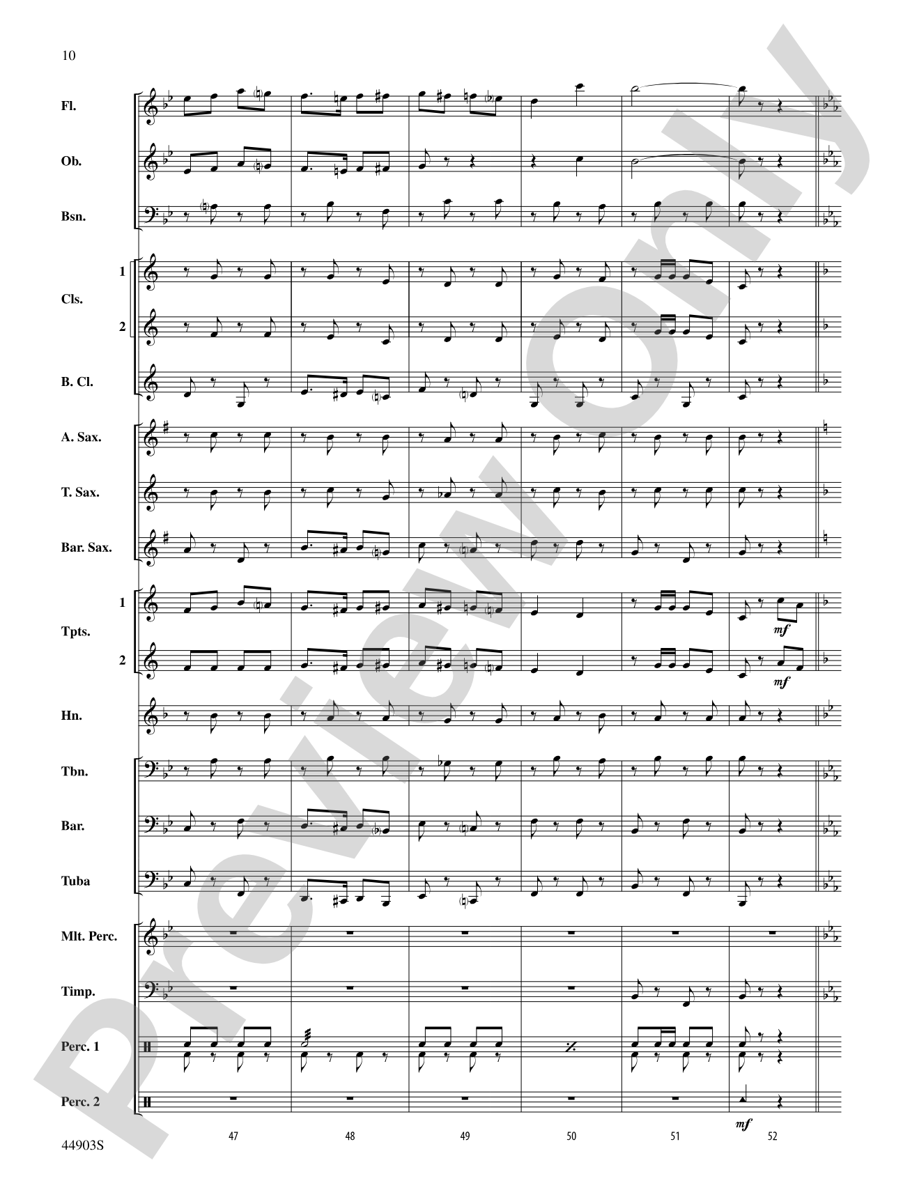 The U.S. Field Artillery: Score