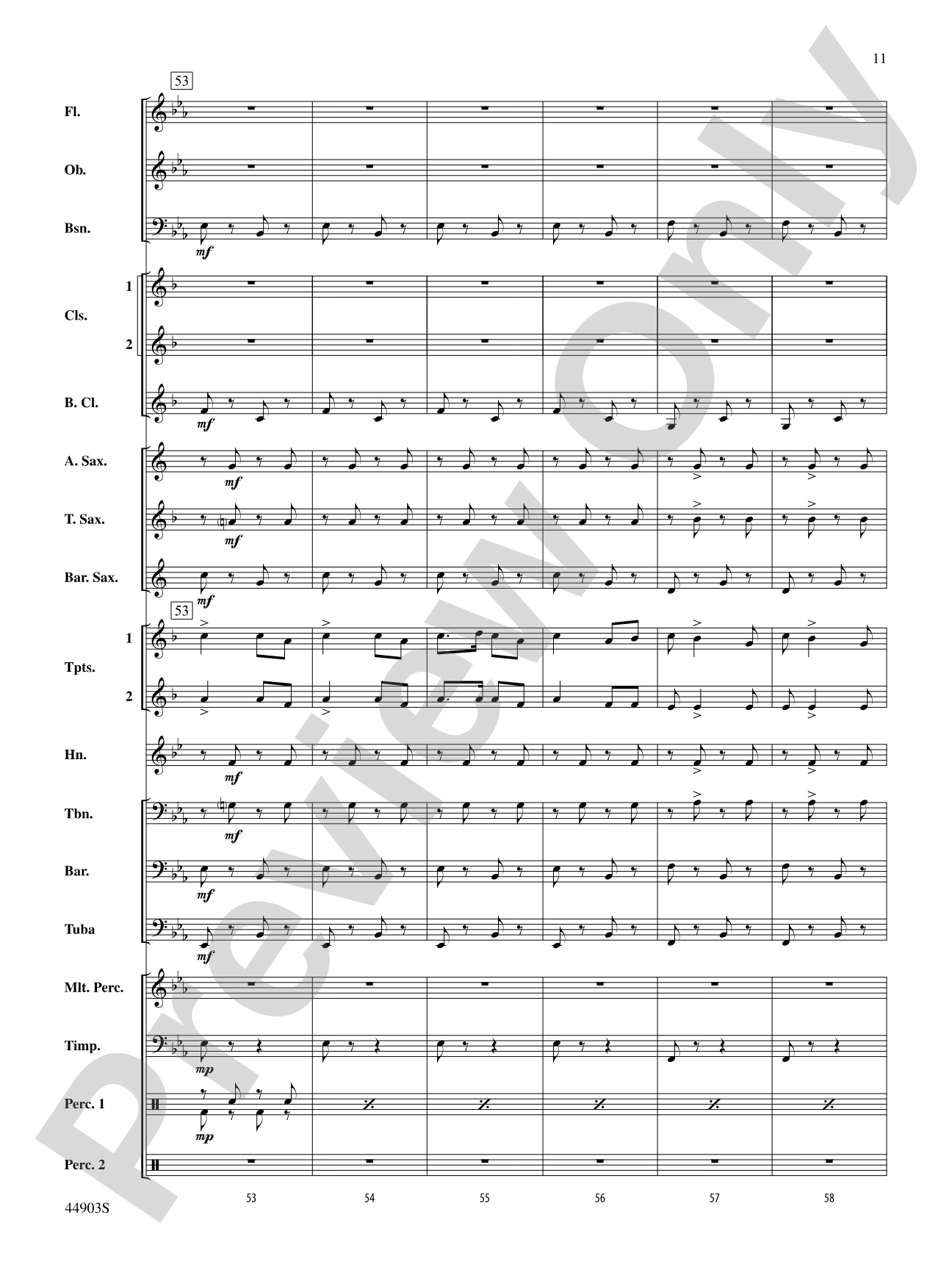 The U.S. Field Artillery: Score
