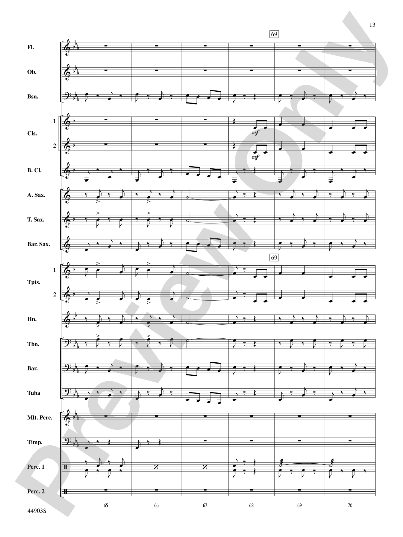 The U.S. Field Artillery: Score