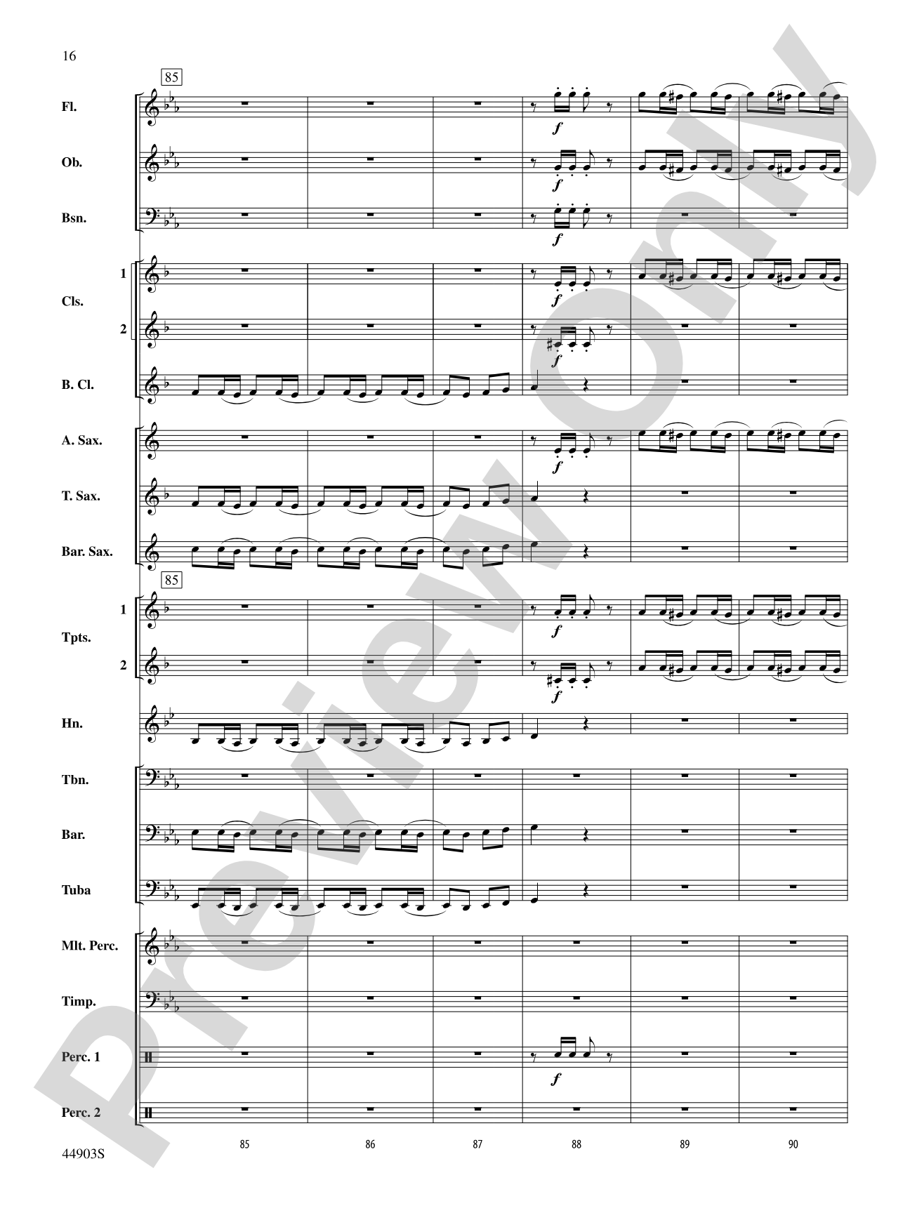The U.S. Field Artillery: Score