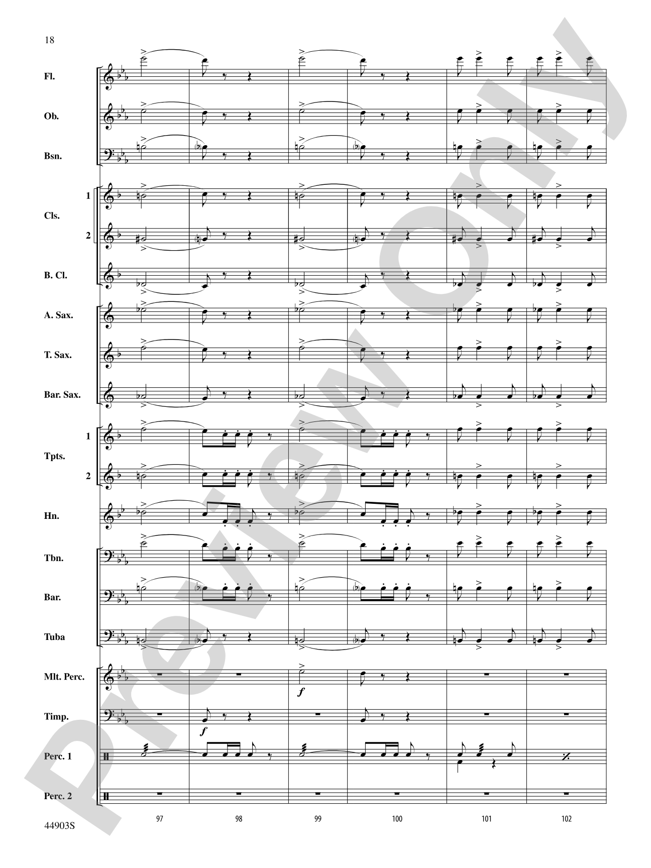 The U.S. Field Artillery: Score