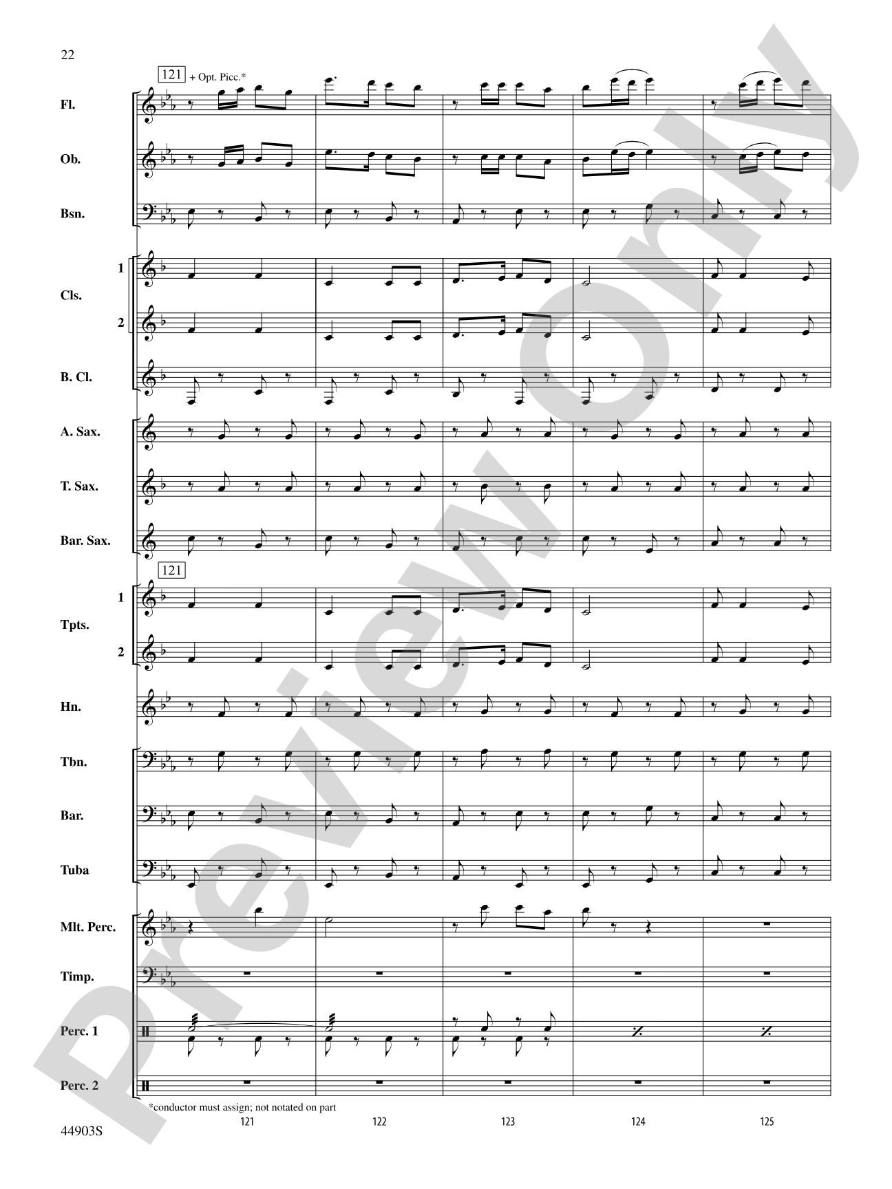 The U.S. Field Artillery: Score