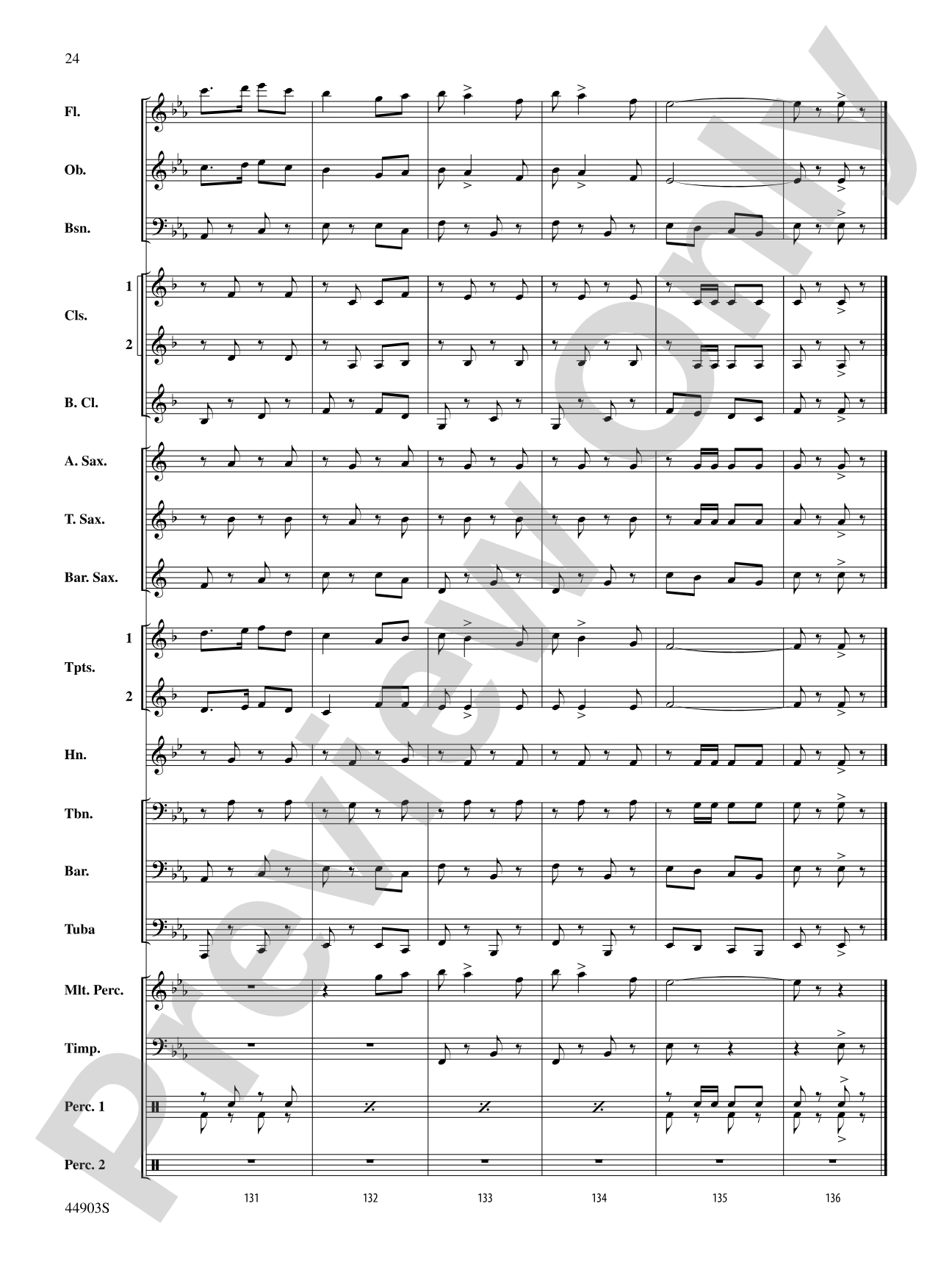 The U.S. Field Artillery: Score