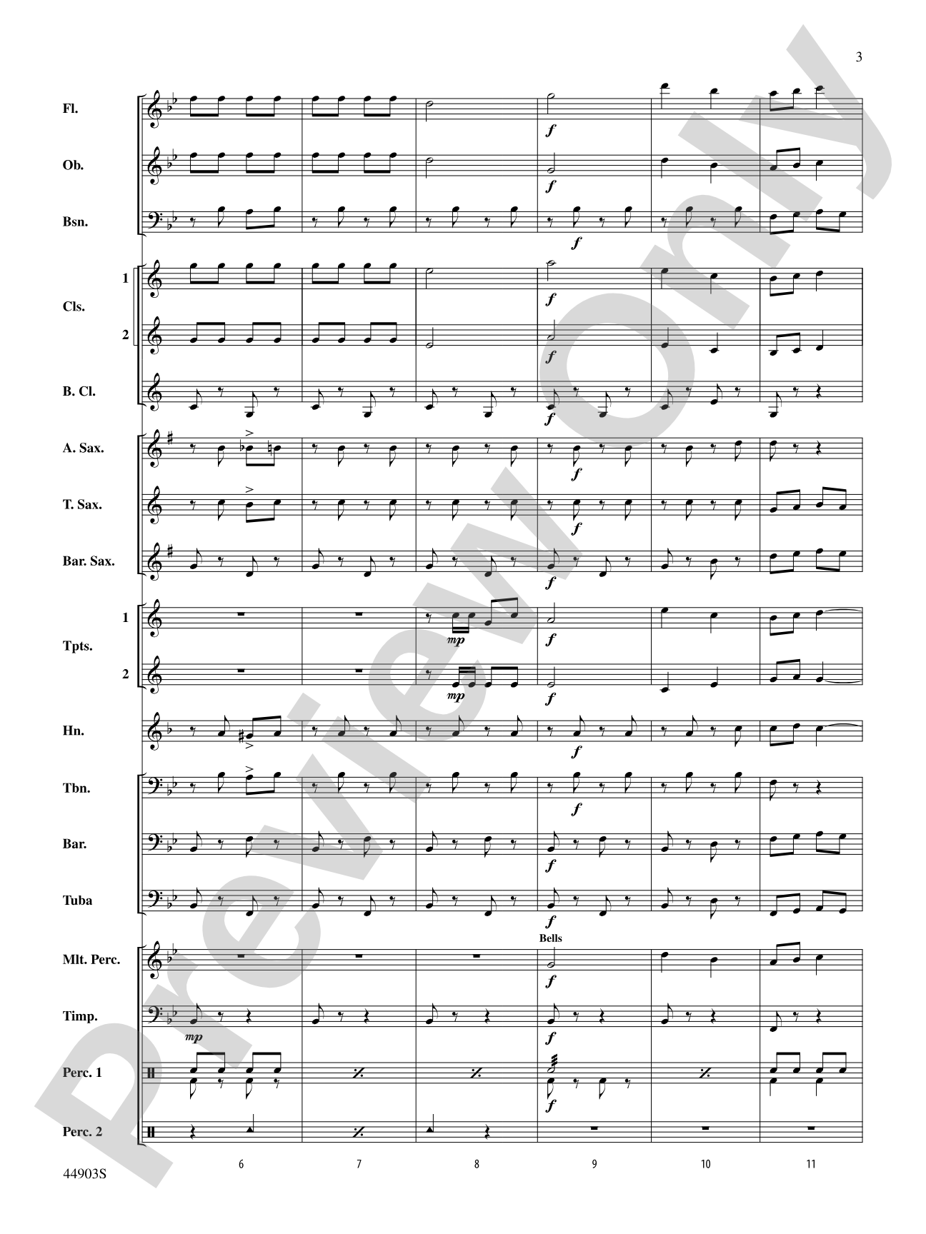 The U.S. Field Artillery: Score