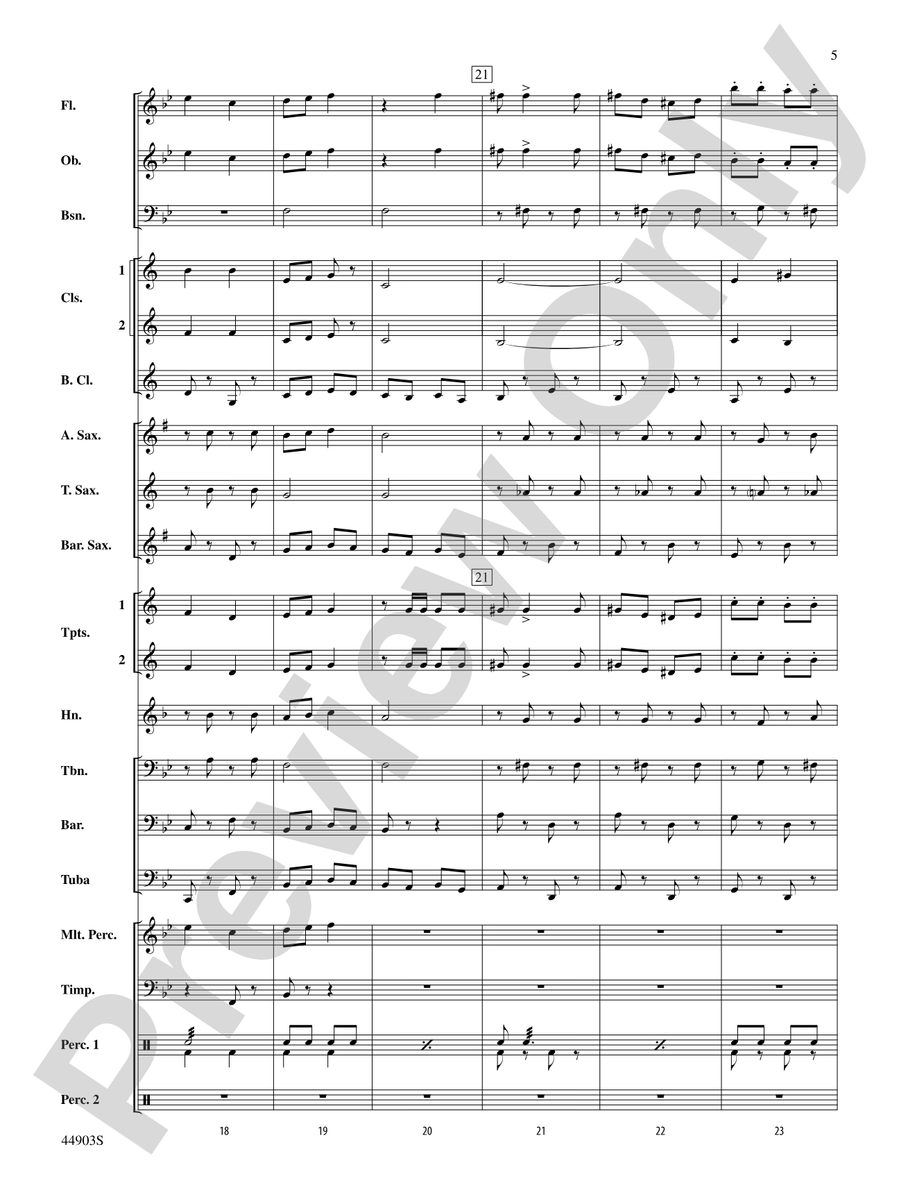 The U.S. Field Artillery: Score