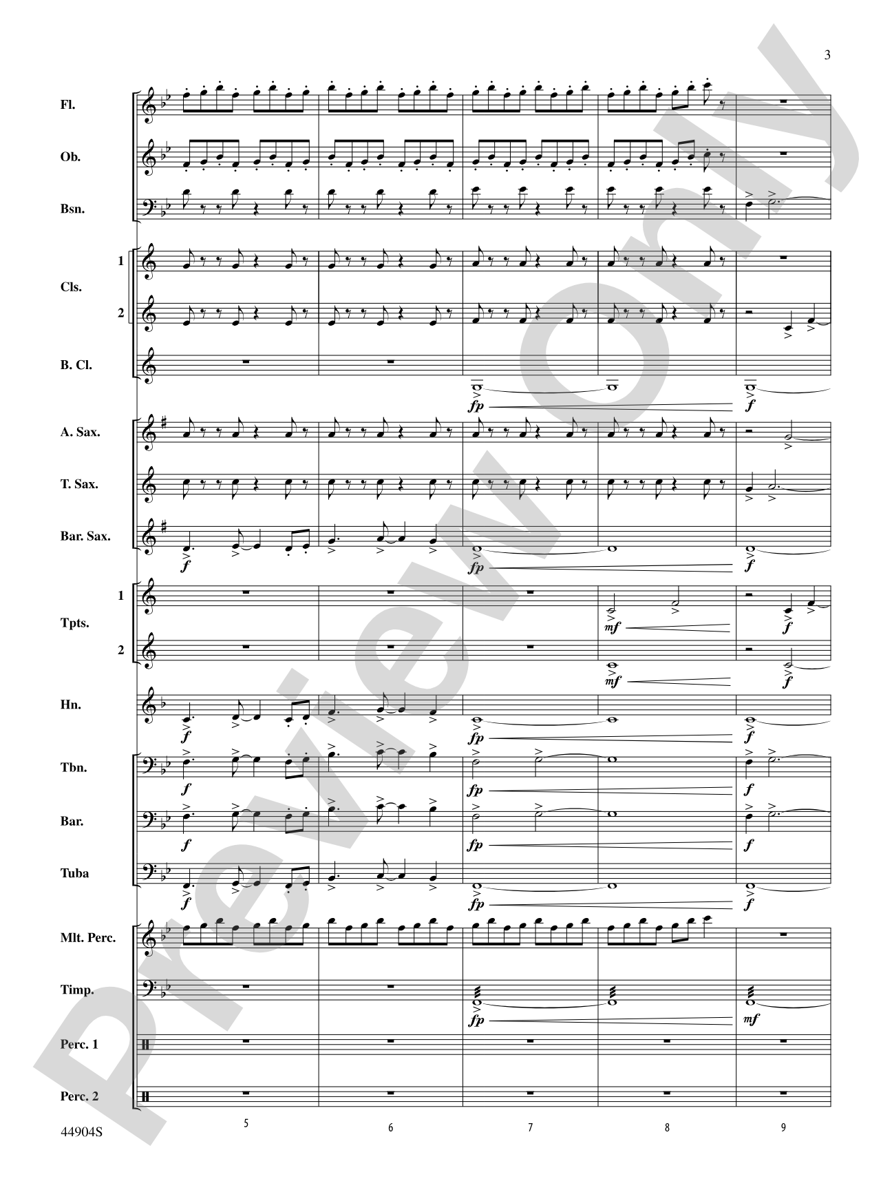 Vivo!: Concert Band Conductor Score & Parts