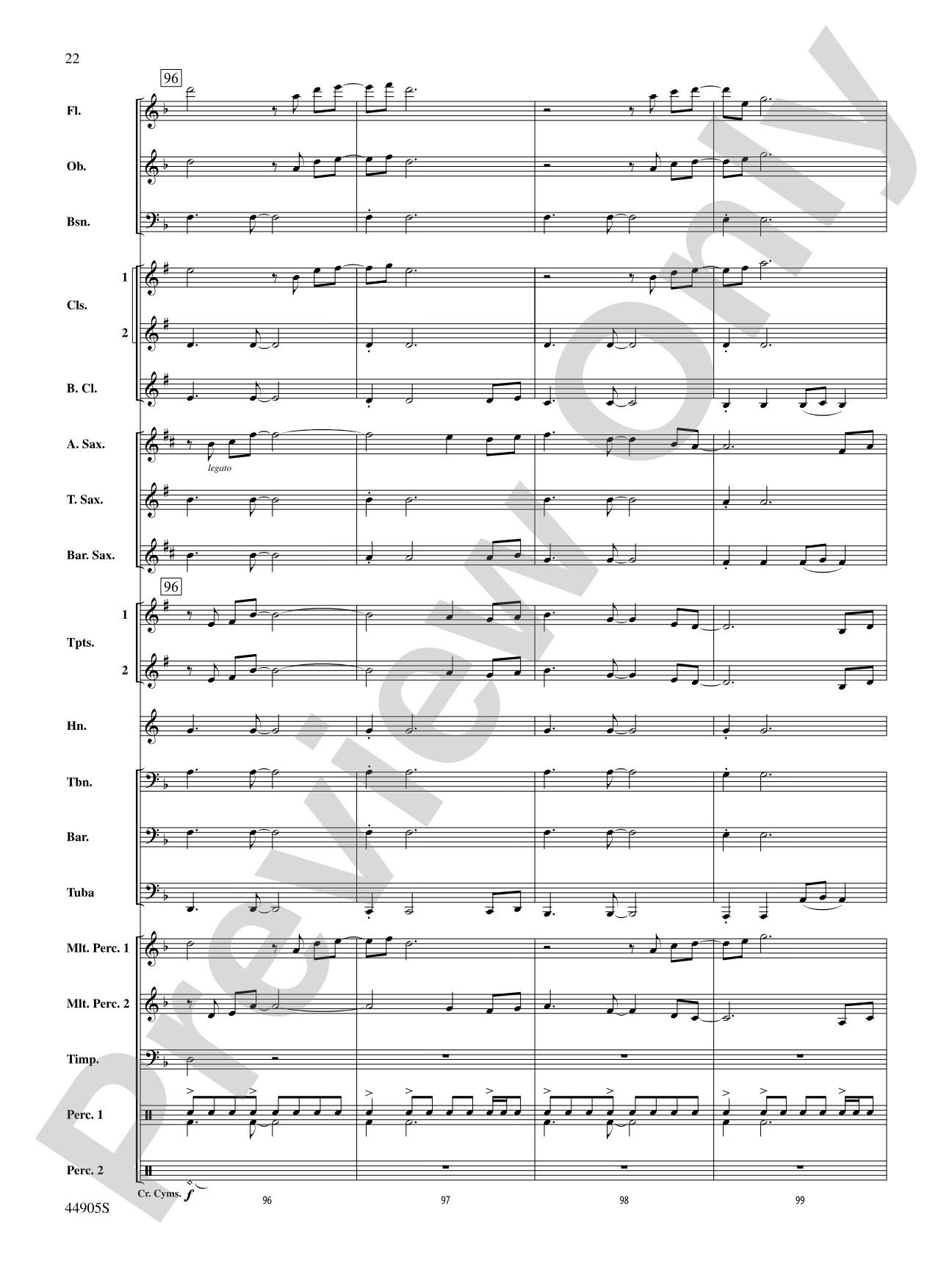 Allegory: Concert Band Conductor Score & Parts