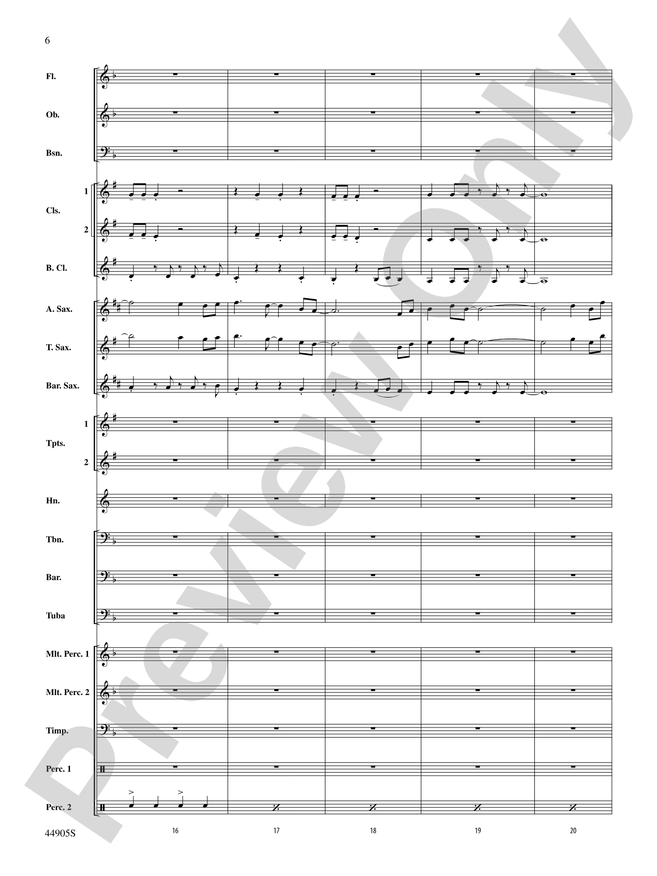 Allegory: Concert Band Conductor Score & Parts