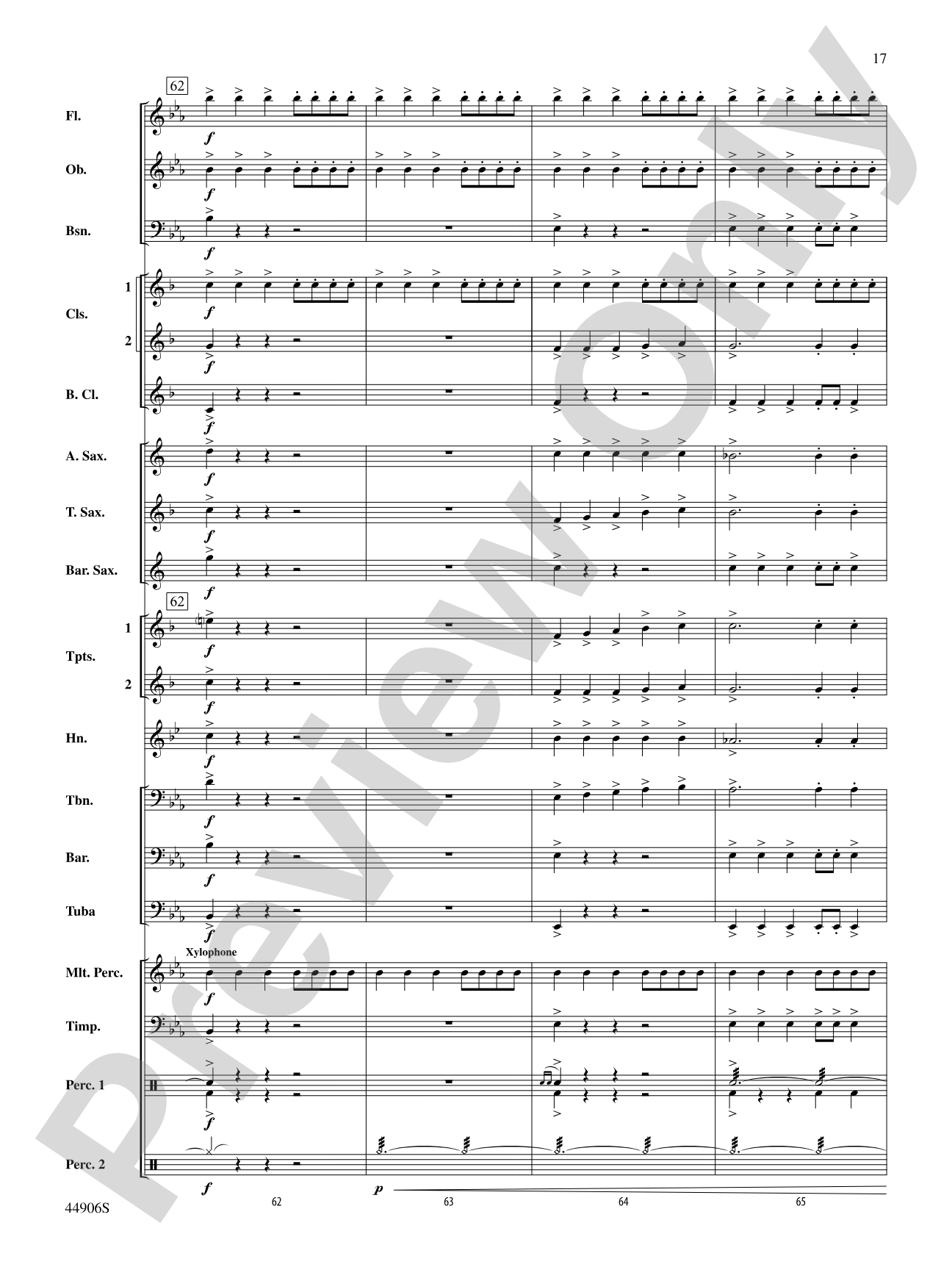 Pentagram: Concert Band Conductor Score & Parts