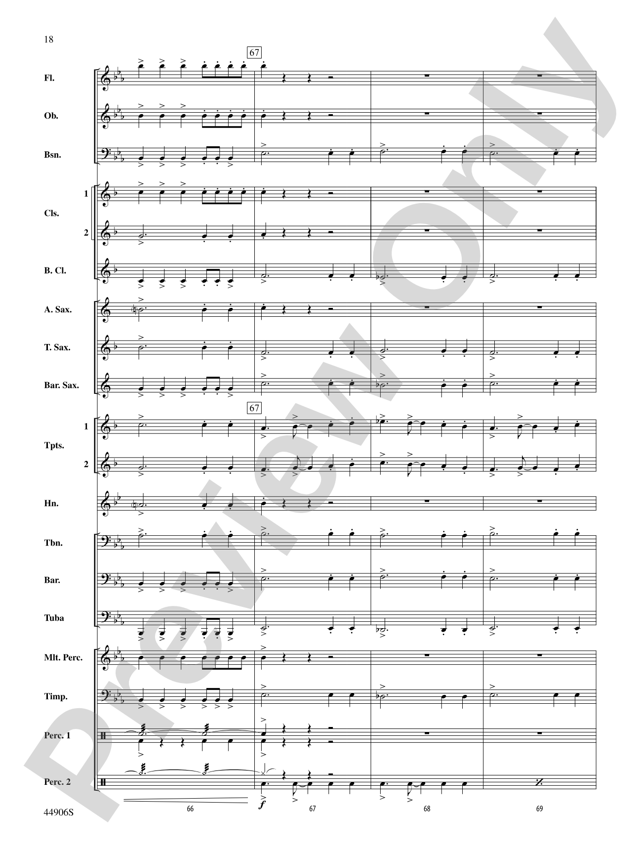 Pentagram: Concert Band Conductor Score & Parts