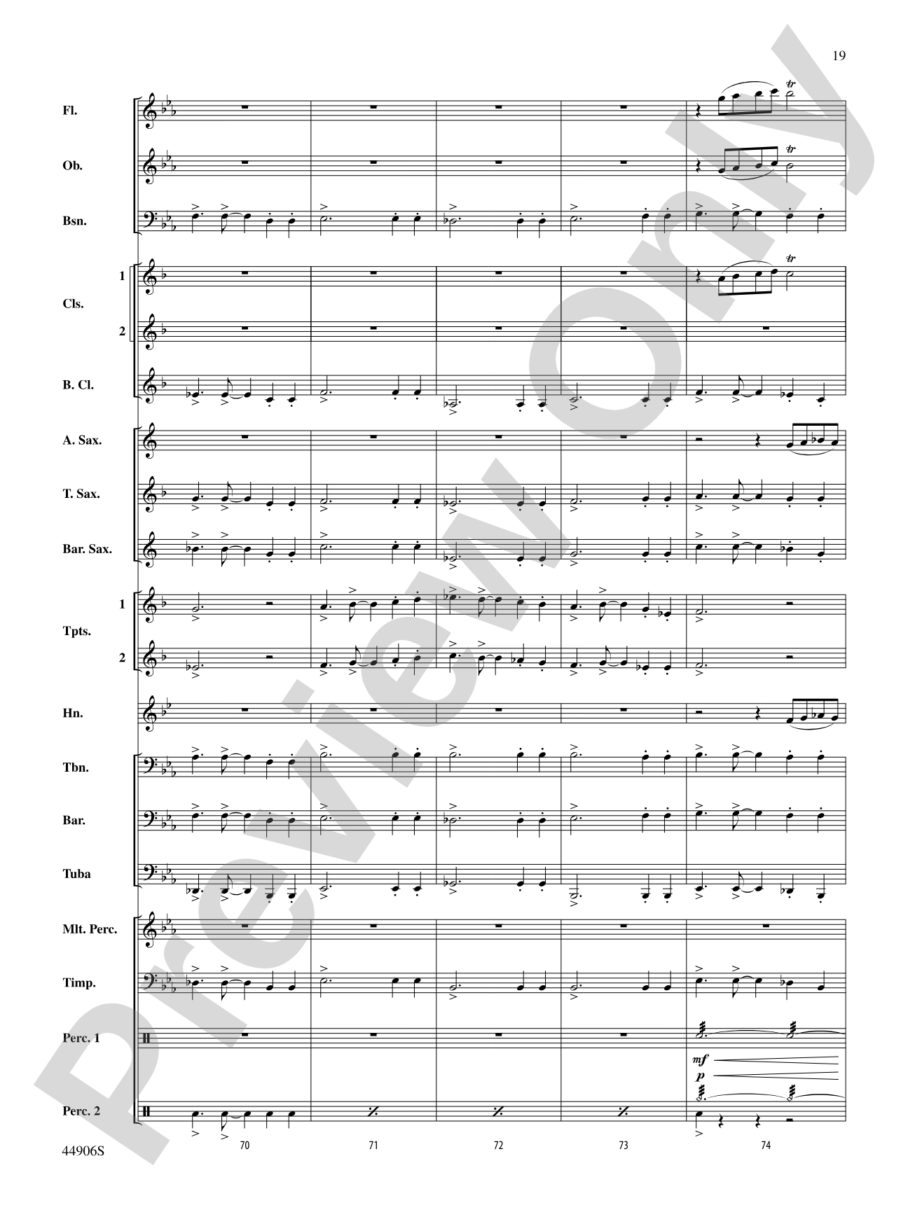 Pentagram: Concert Band Conductor Score & Parts