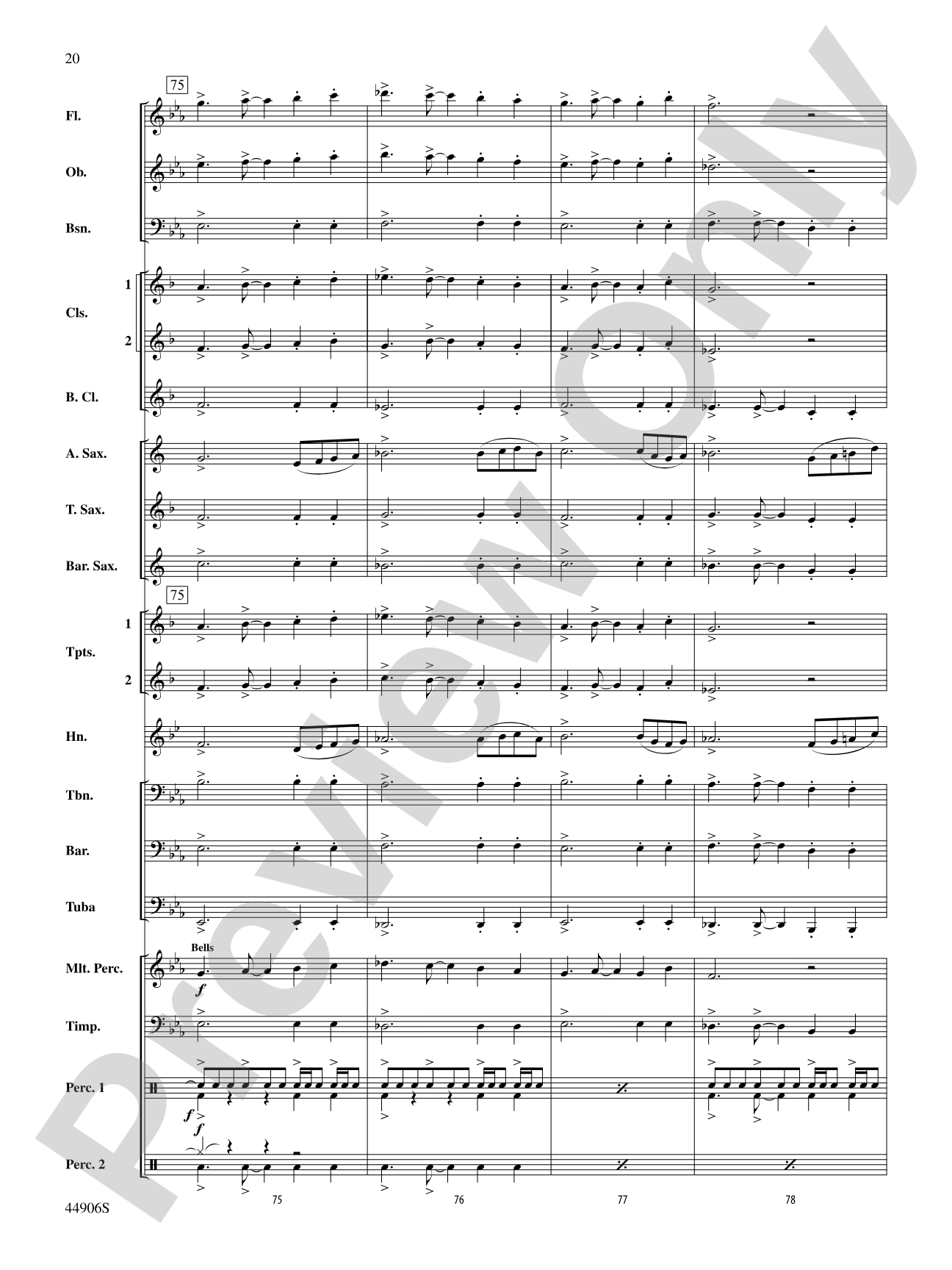 Pentagram: Concert Band Conductor Score & Parts