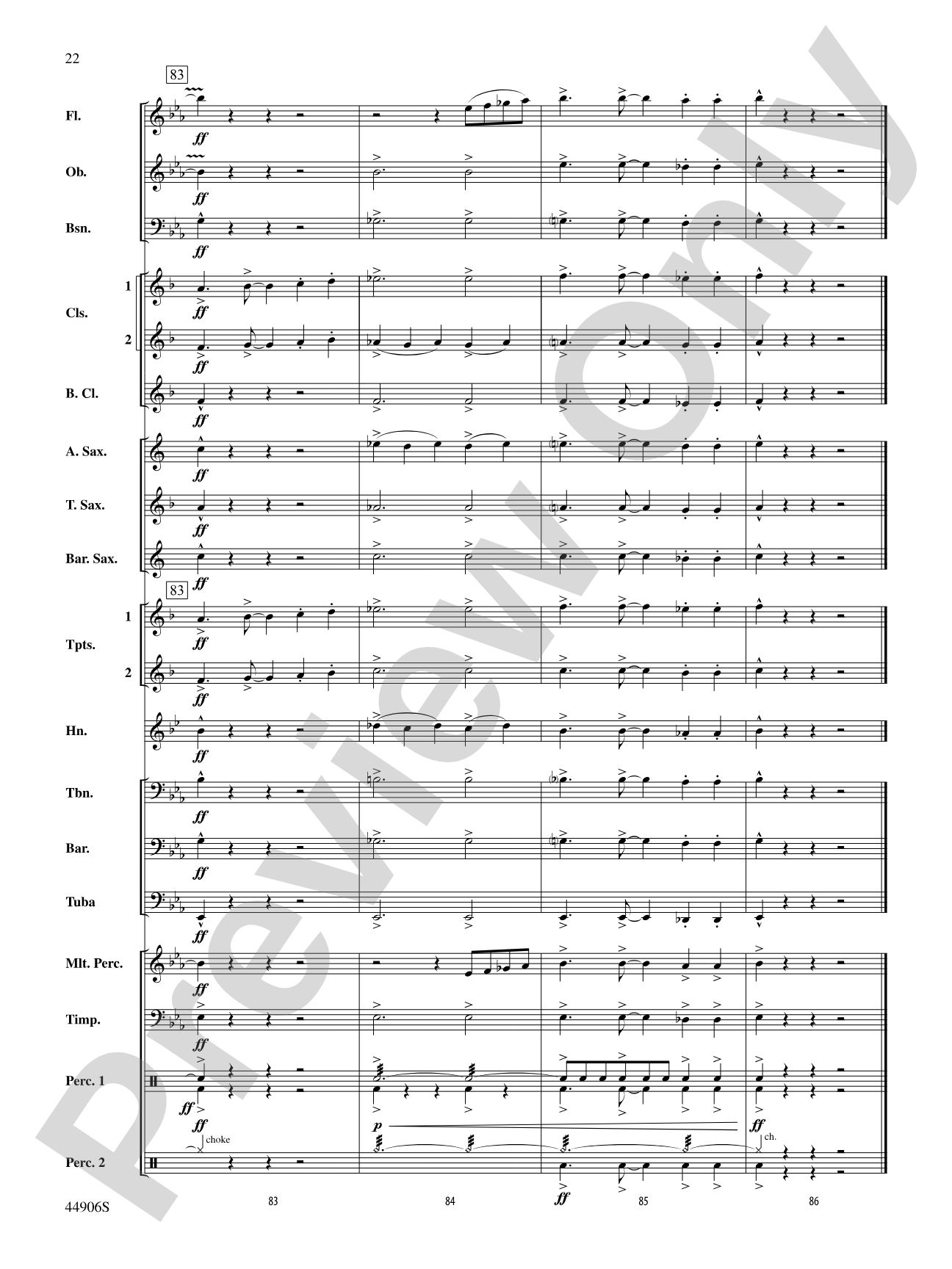 Pentagram: Concert Band Conductor Score & Parts
