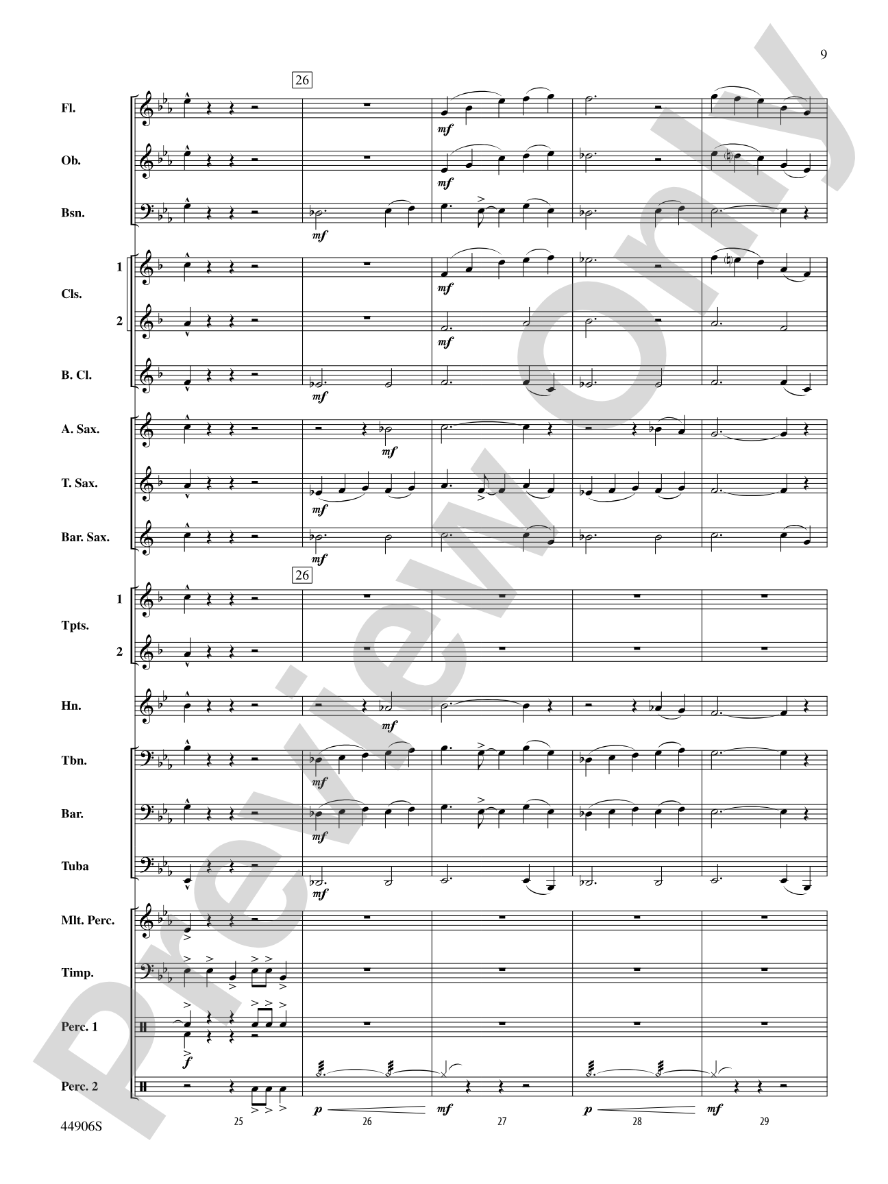 Pentagram: Concert Band Conductor Score & Parts