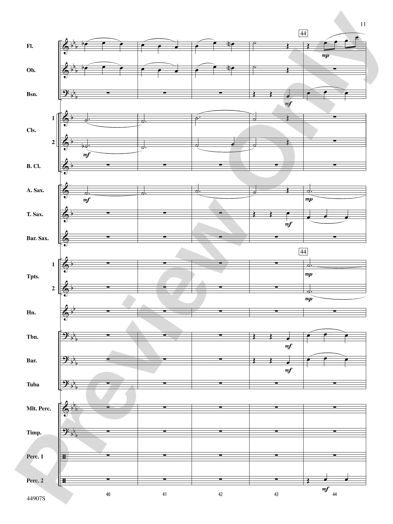 Variations on a Civil War Tune: Concert Band Conductor Score & Parts