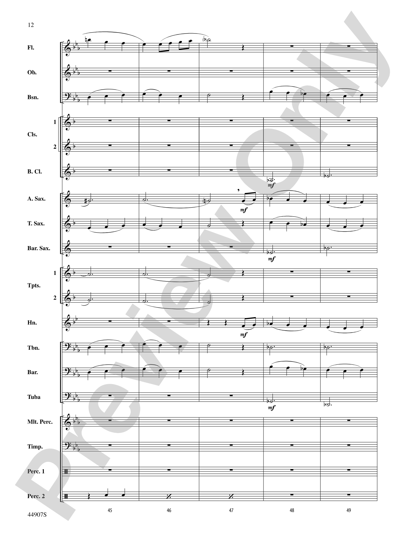 Variations on a Civil War Tune: Concert Band Conductor Score & Parts