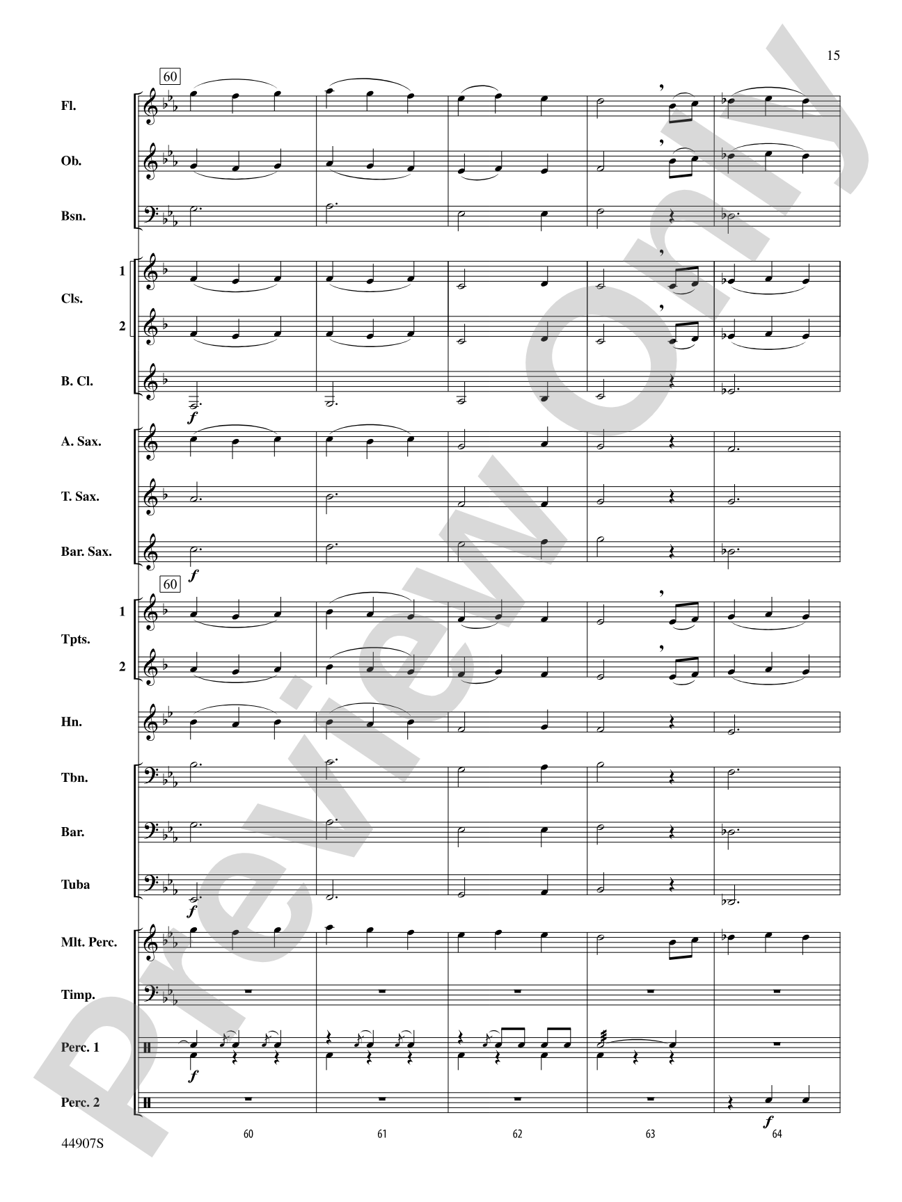 Variations on a Civil War Tune: Concert Band Conductor Score & Parts
