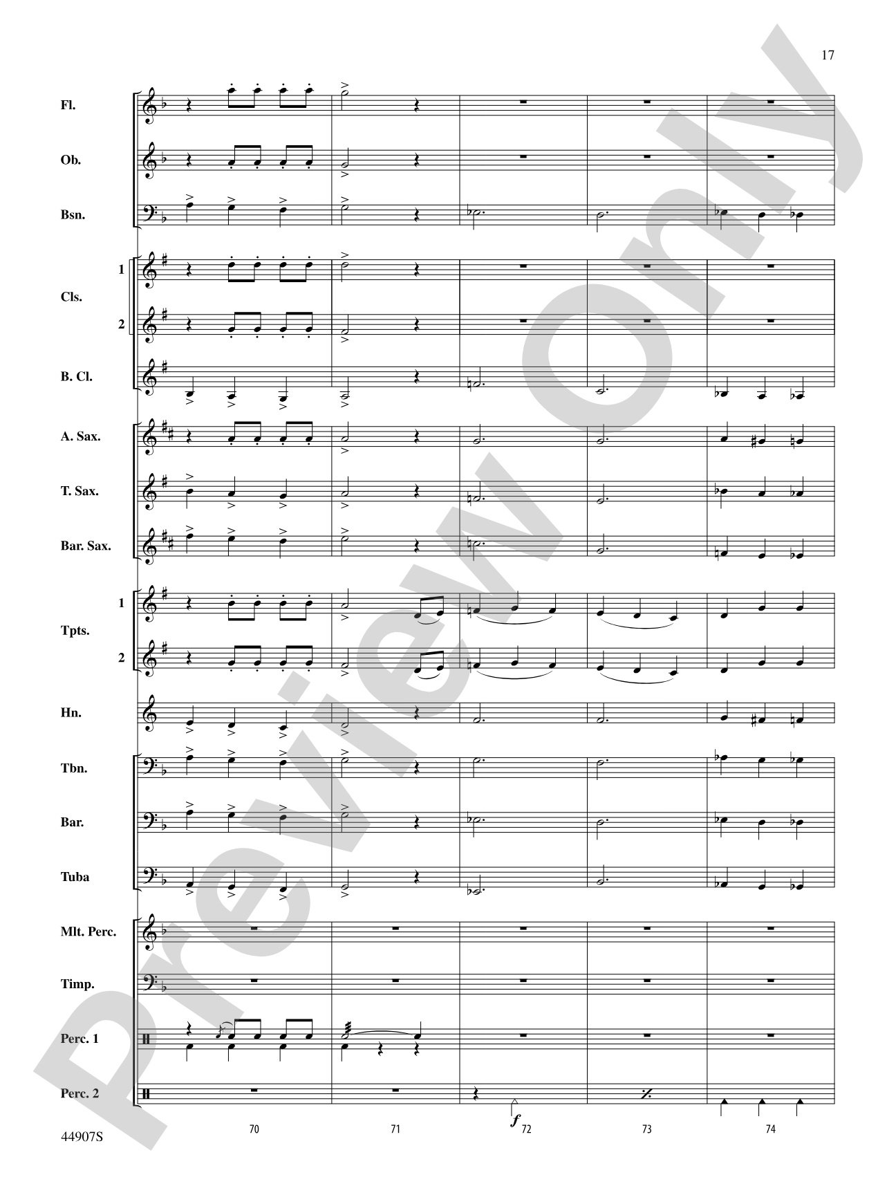 Variations on a Civil War Tune: Concert Band Conductor Score & Parts