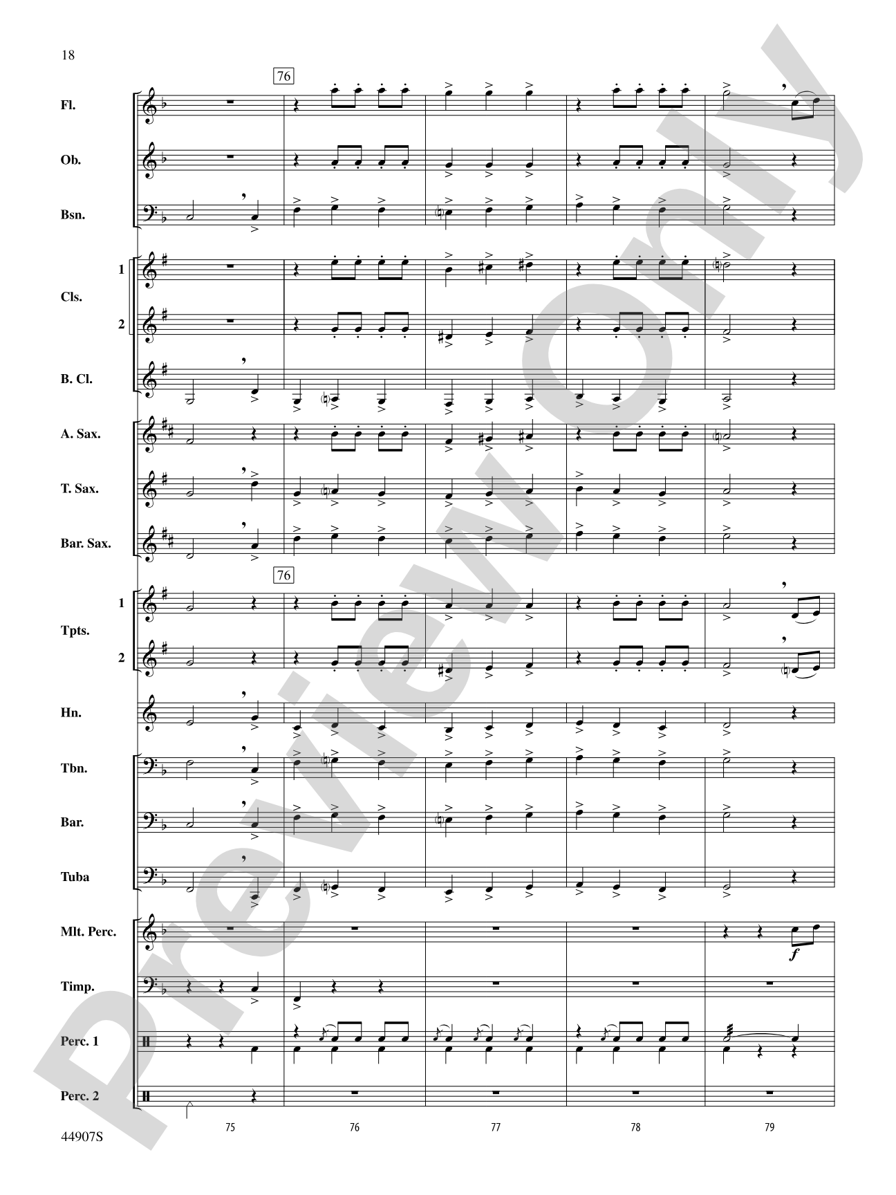 Variations on a Civil War Tune: Concert Band Conductor Score & Parts