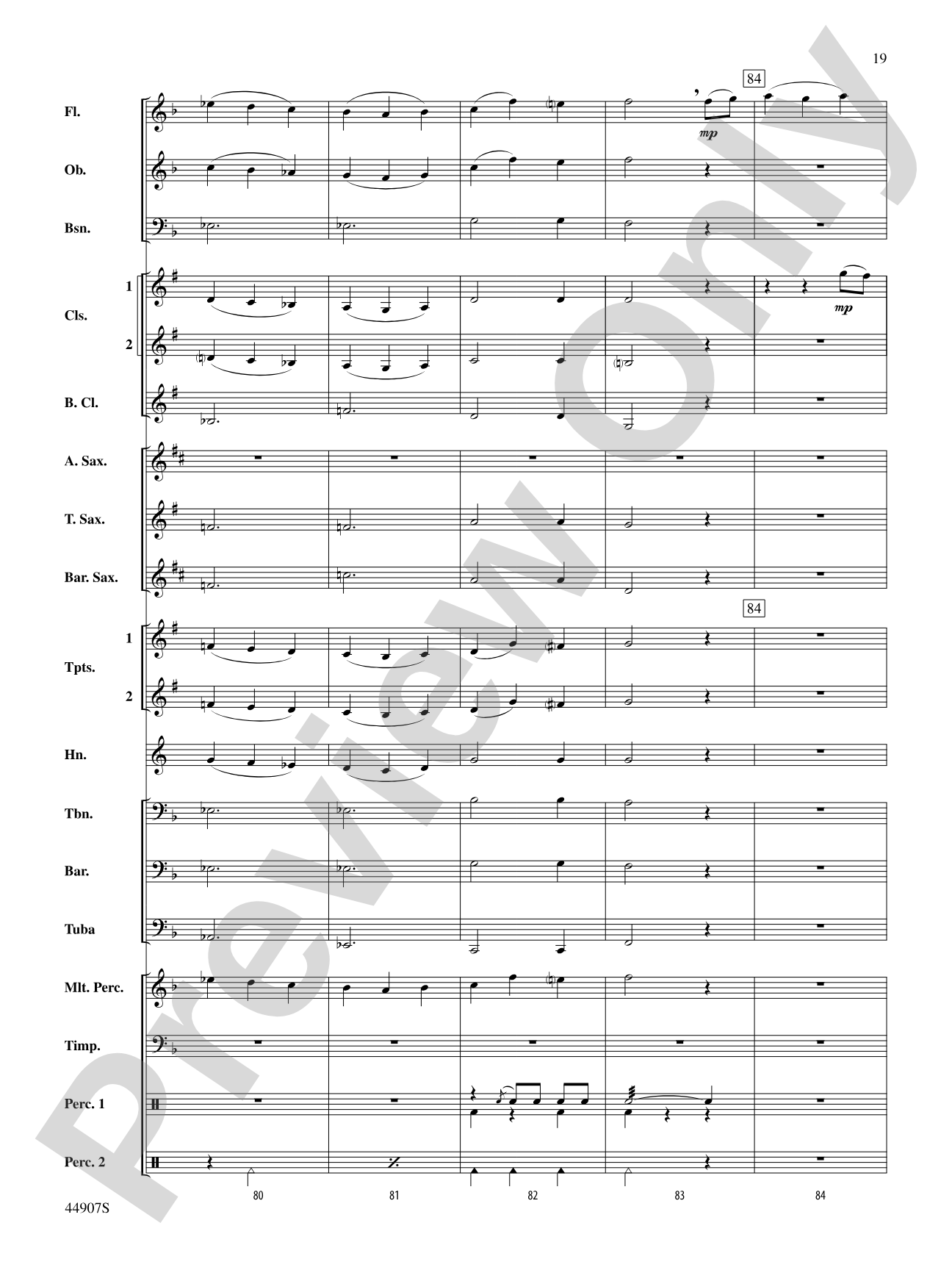 Variations on a Civil War Tune: Concert Band Conductor Score & Parts