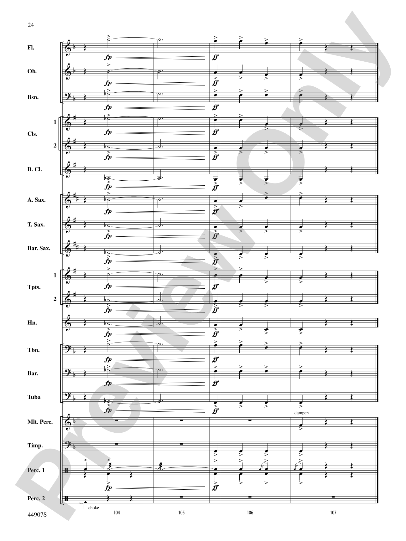 Variations on a Civil War Tune: Concert Band Conductor Score & Parts