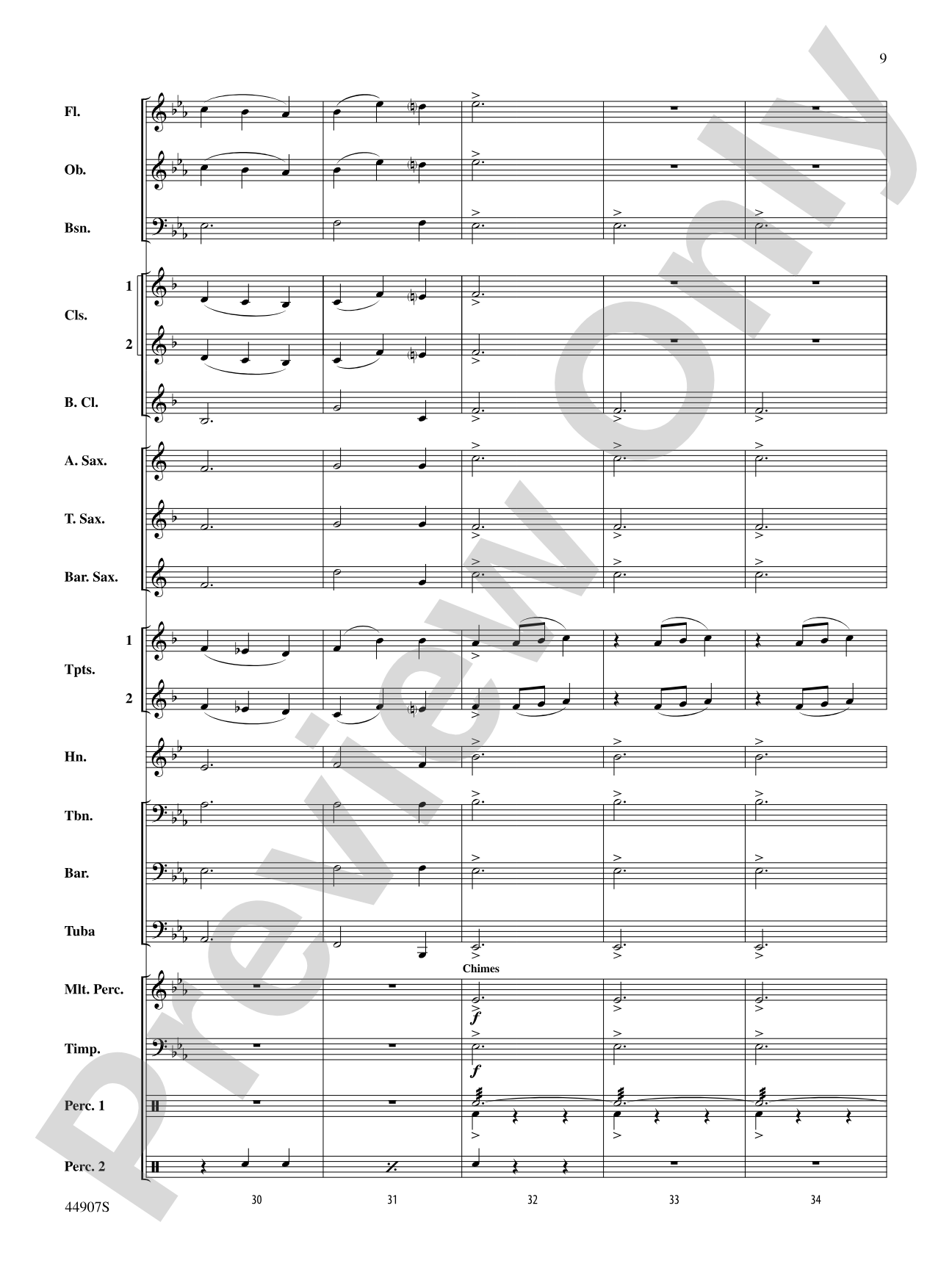 Variations on a Civil War Tune: Concert Band Conductor Score & Parts