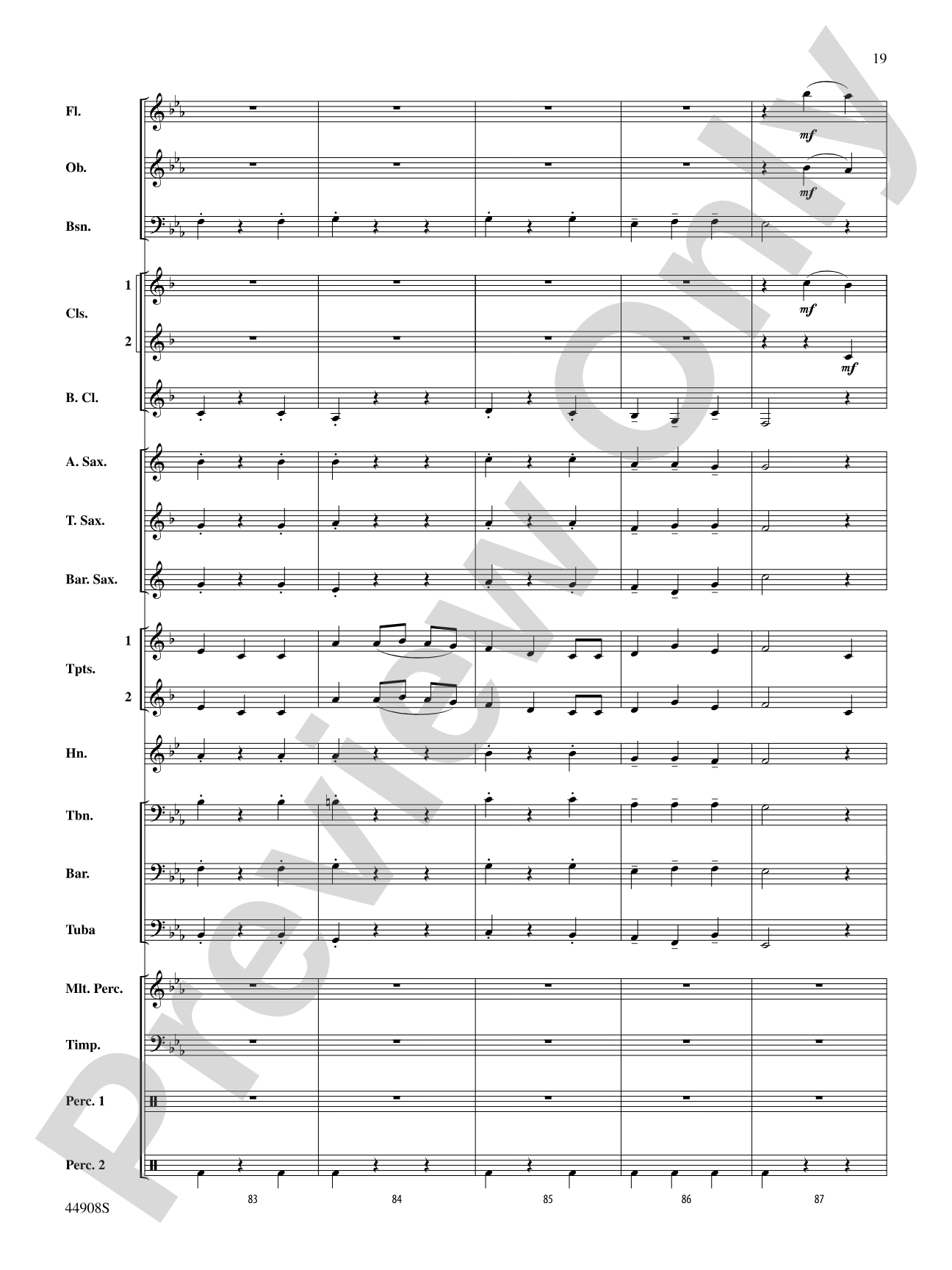 A Winter Celebration: Concert Band Conductor Score & Parts
