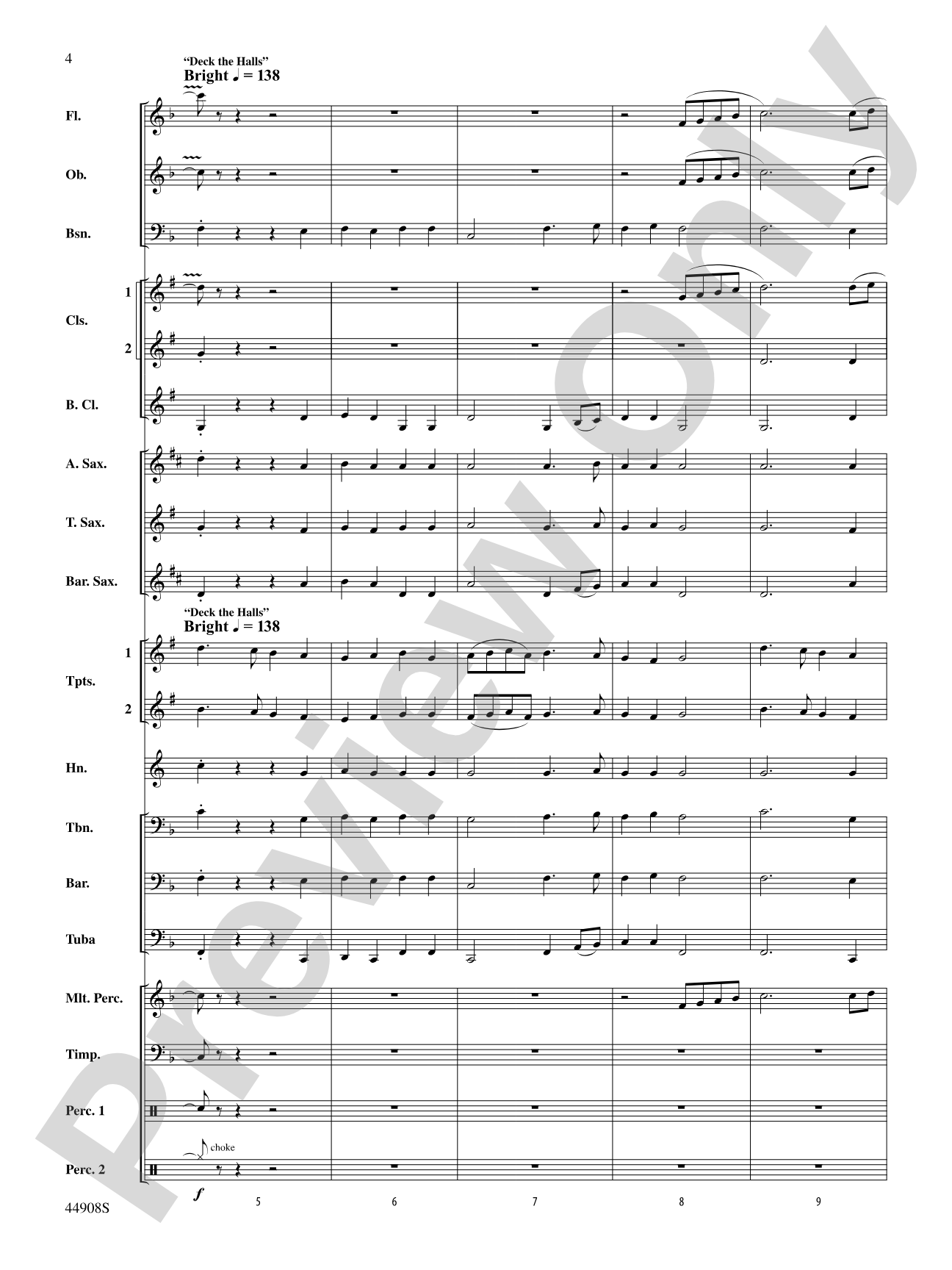 A Winter Celebration: Concert Band Conductor Score & Parts