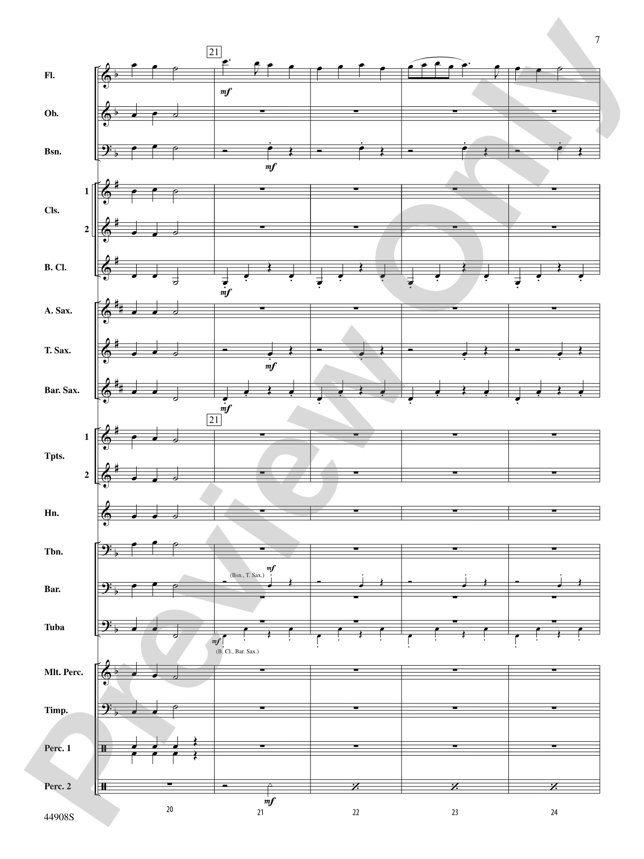 A Winter Celebration: Concert Band Conductor Score & Parts