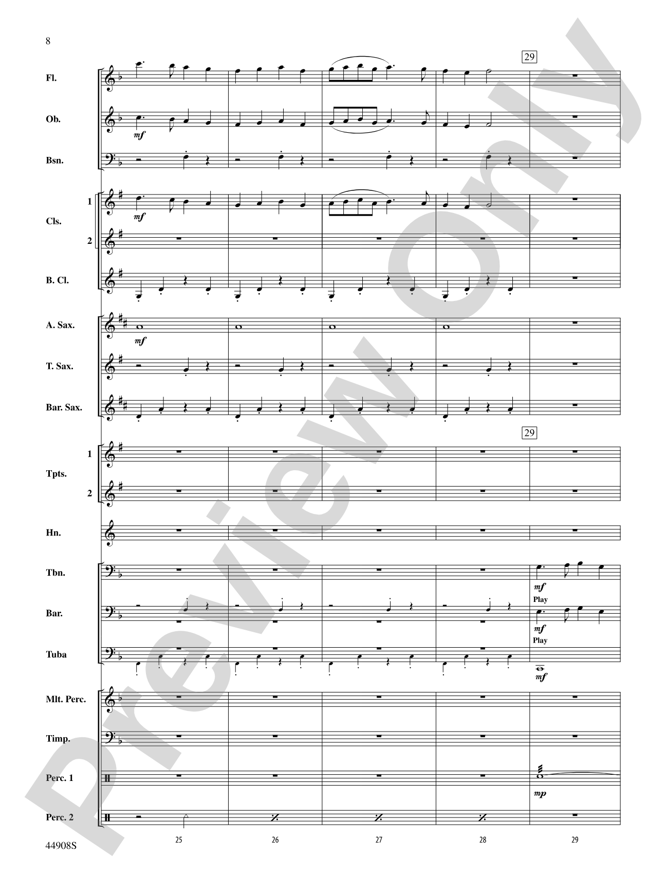 A Winter Celebration: Concert Band Conductor Score & Parts