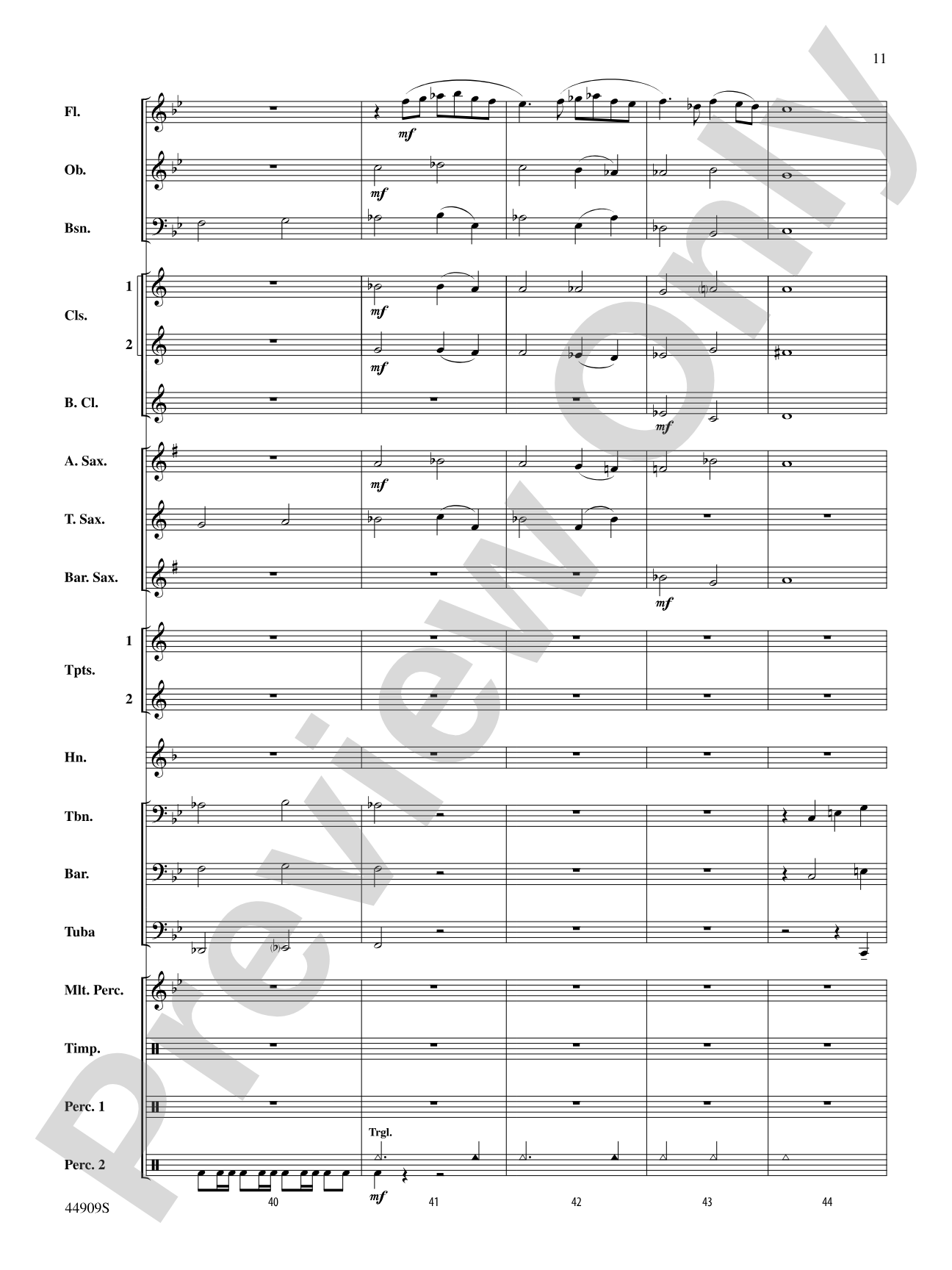 The Running of the Bulls: Concert Band Conductor Score & Parts