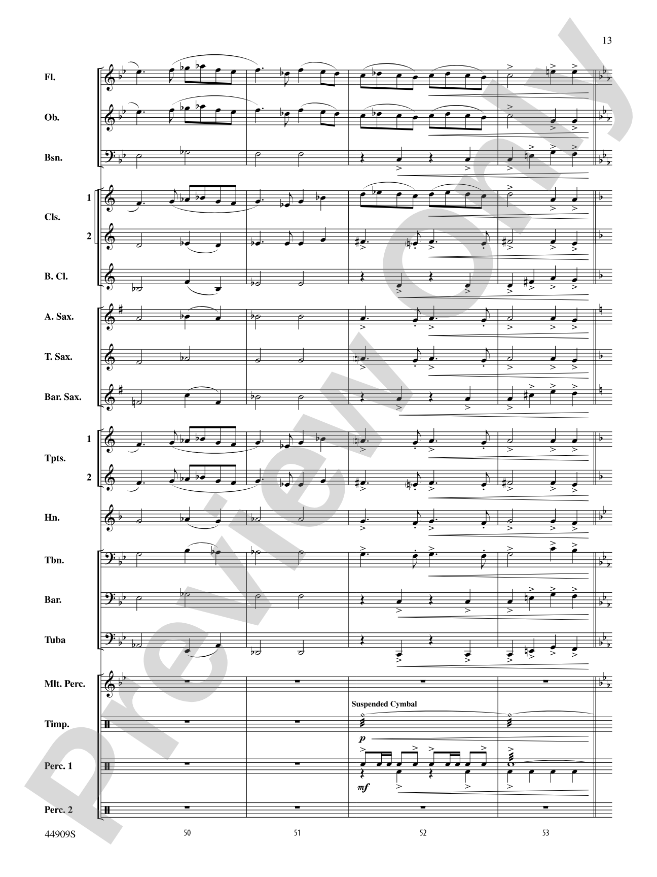 The Running of the Bulls: Concert Band Conductor Score & Parts