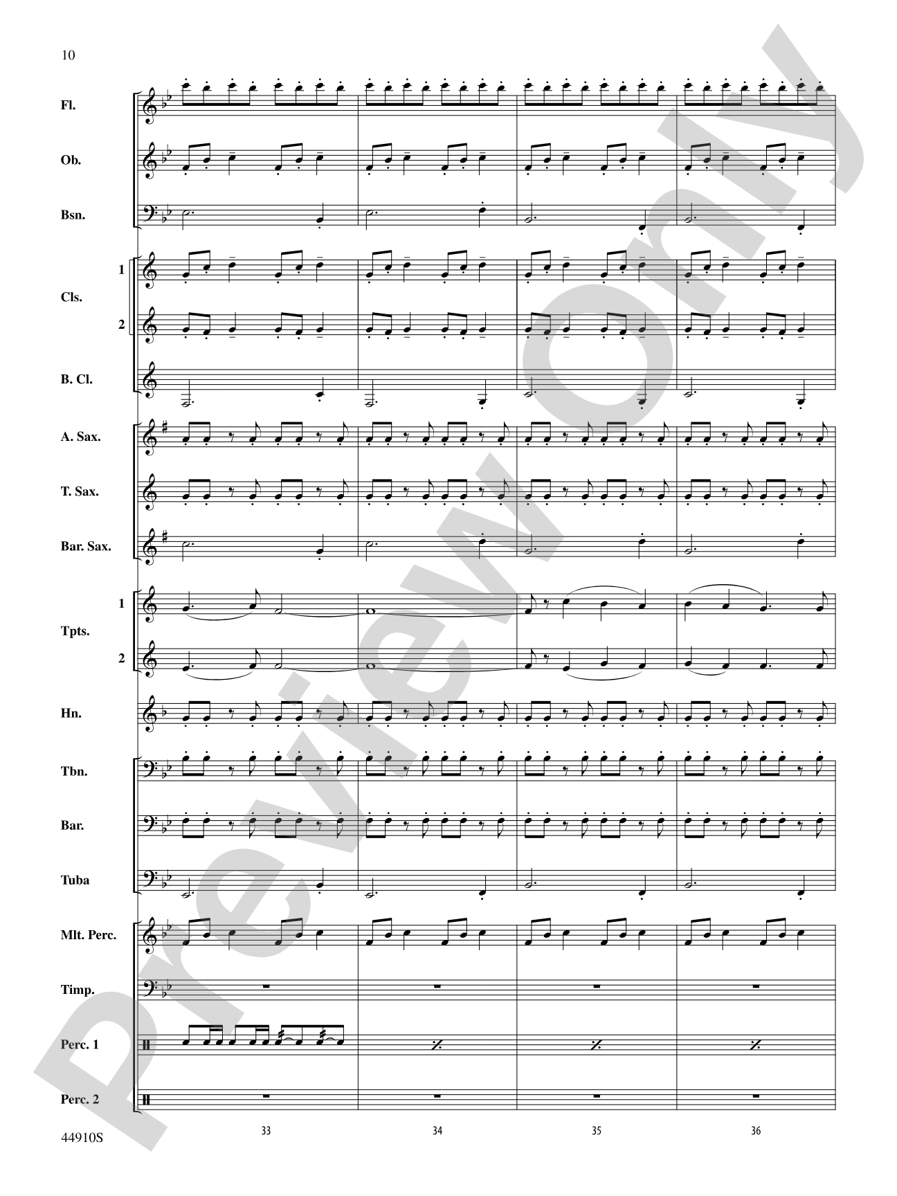 Autumn Roads: Concert Band Conductor Score & Parts