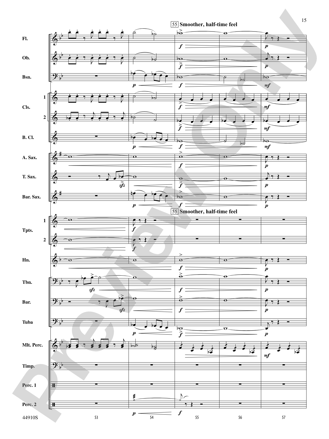 Autumn Roads: Concert Band Conductor Score & Parts