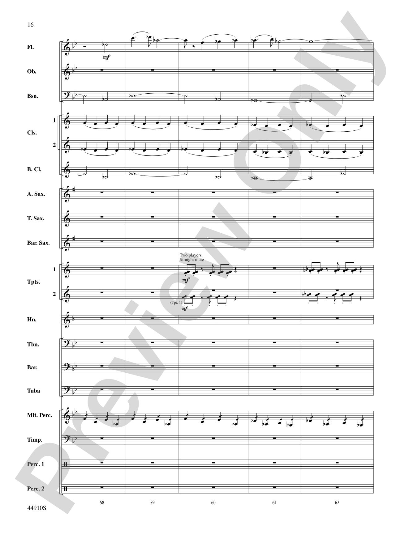 Autumn Roads: Concert Band Conductor Score & Parts