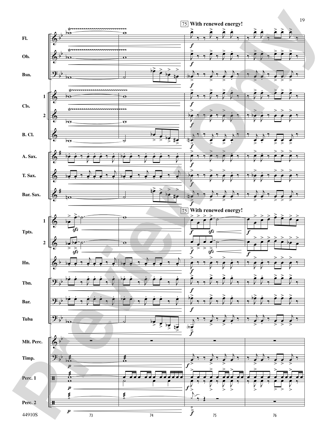Autumn Roads: Concert Band Conductor Score & Parts