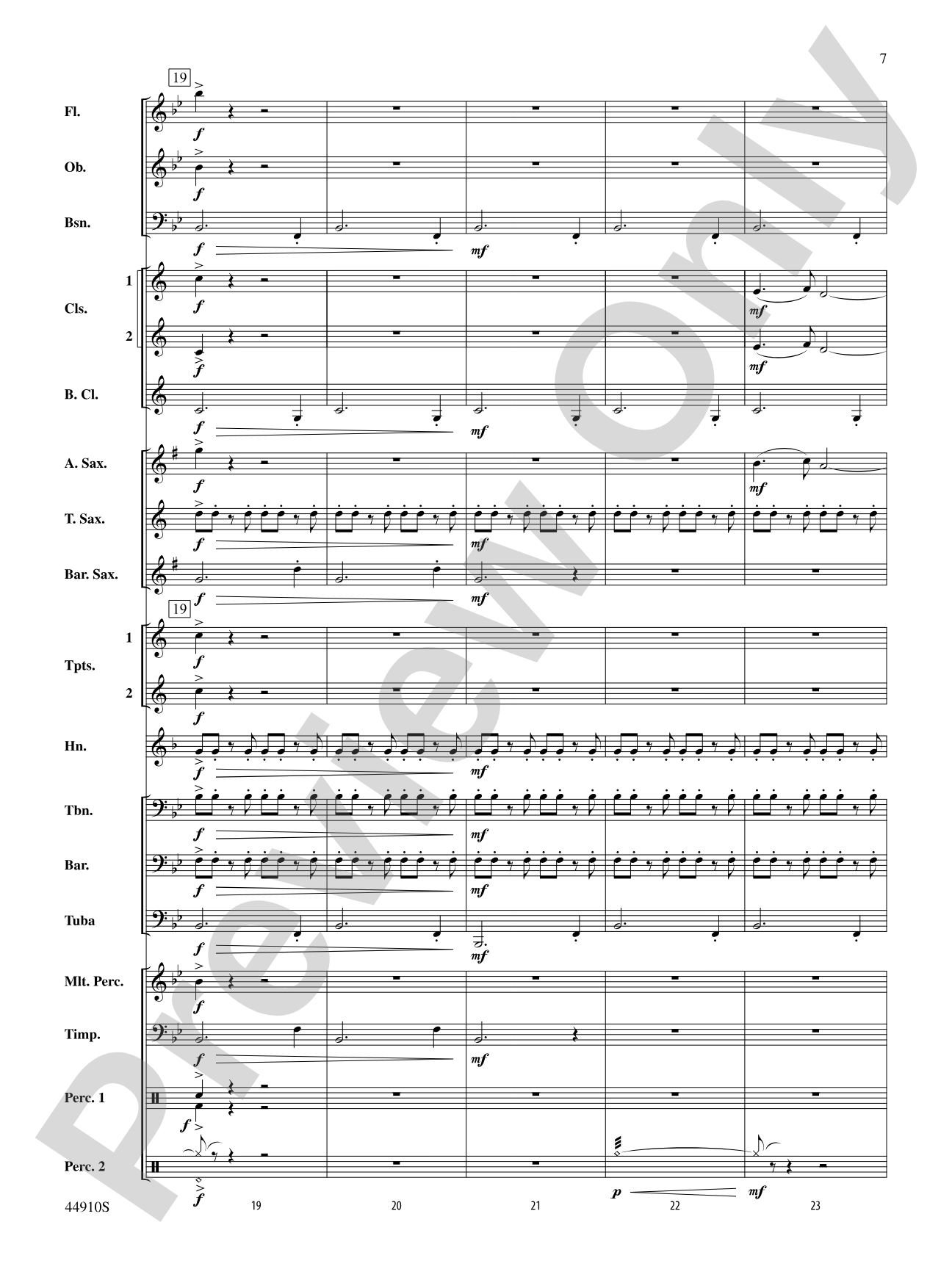 Autumn Roads: Concert Band Conductor Score & Parts