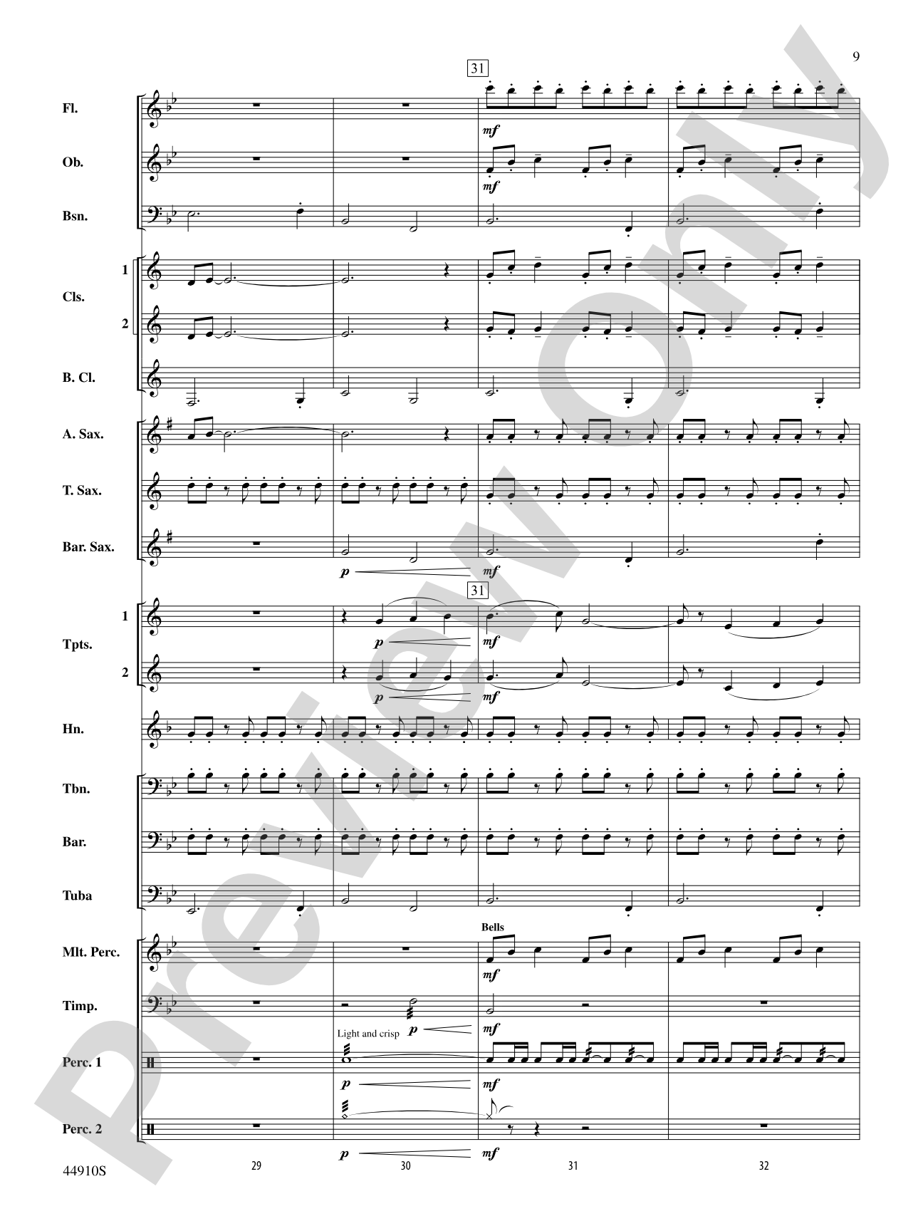 Autumn Roads: Concert Band Conductor Score & Parts