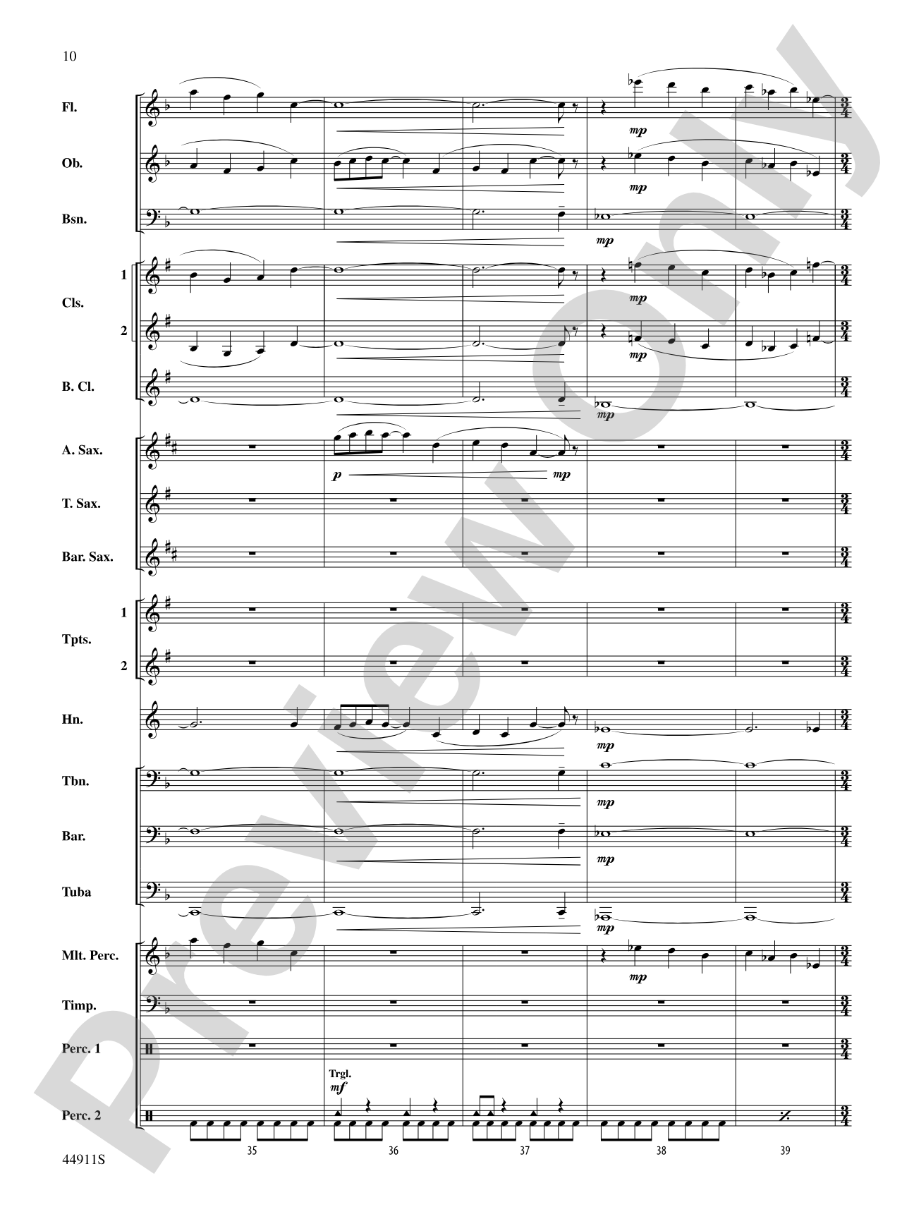 They Walked in the Valley of Fire: Concert Band Conductor Score & Parts
